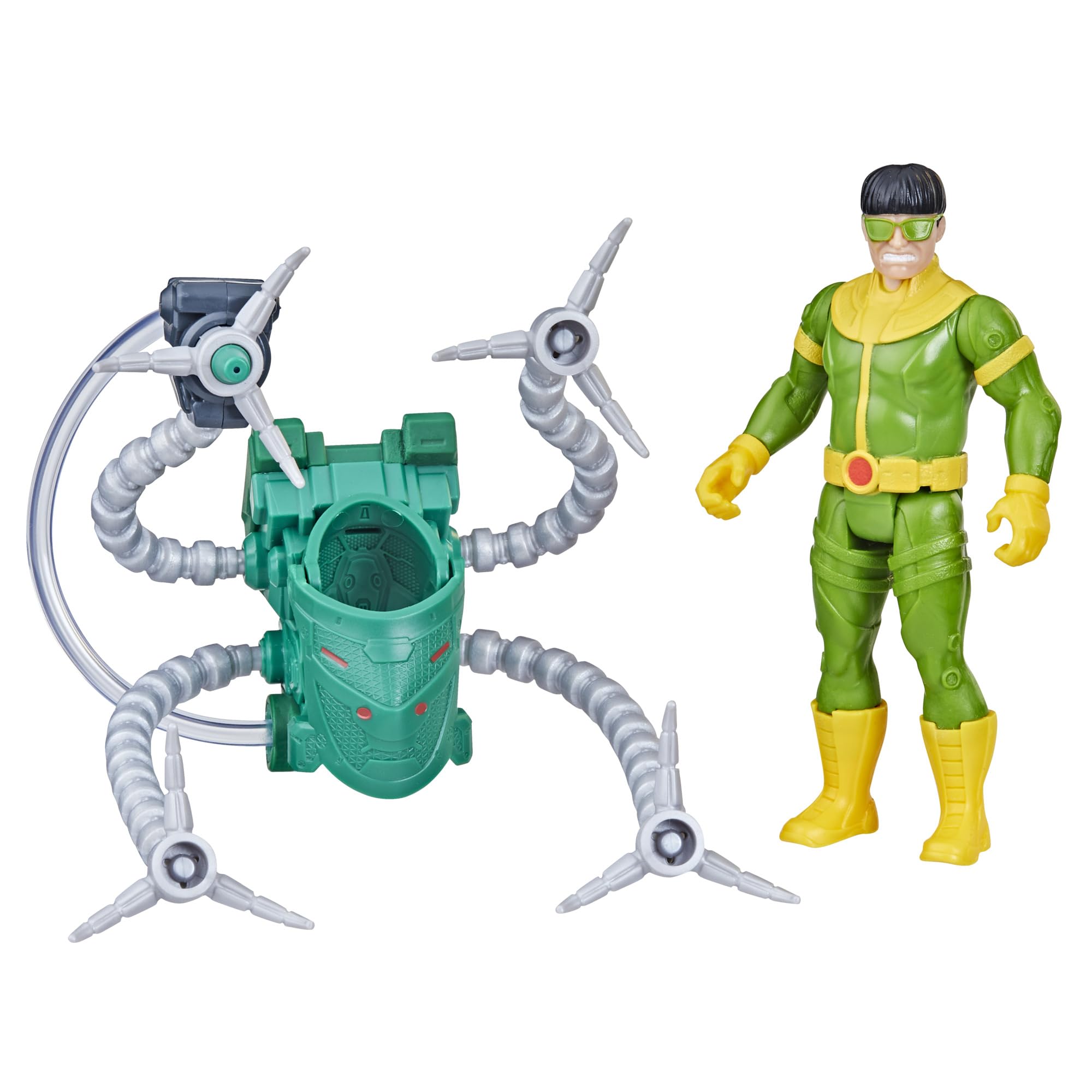 Marvel Spider-Man Aqua Web Warriors 4-Inch Doc Ock Action Figure with Refillable Water Gear Accessory - Collectible Toy for Kids Ages 4+ - Perfect for Playtime, Birthday Gifts & Superhero Battles