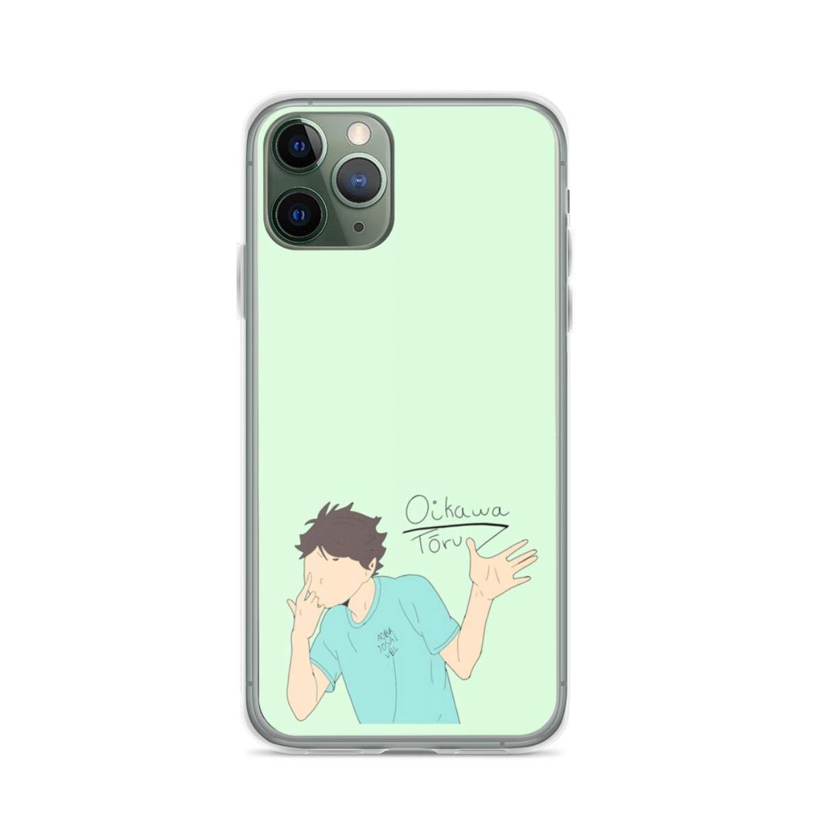Oikawa Tooru Anime Character Shockproof Phone Case for iPhone 15 14 13 12 11 X Xs Xr 8 7 6 6s Plus Pro Max - Clear Transparent Protective Cover - Perfect for Fans, Daily Use, School & Work