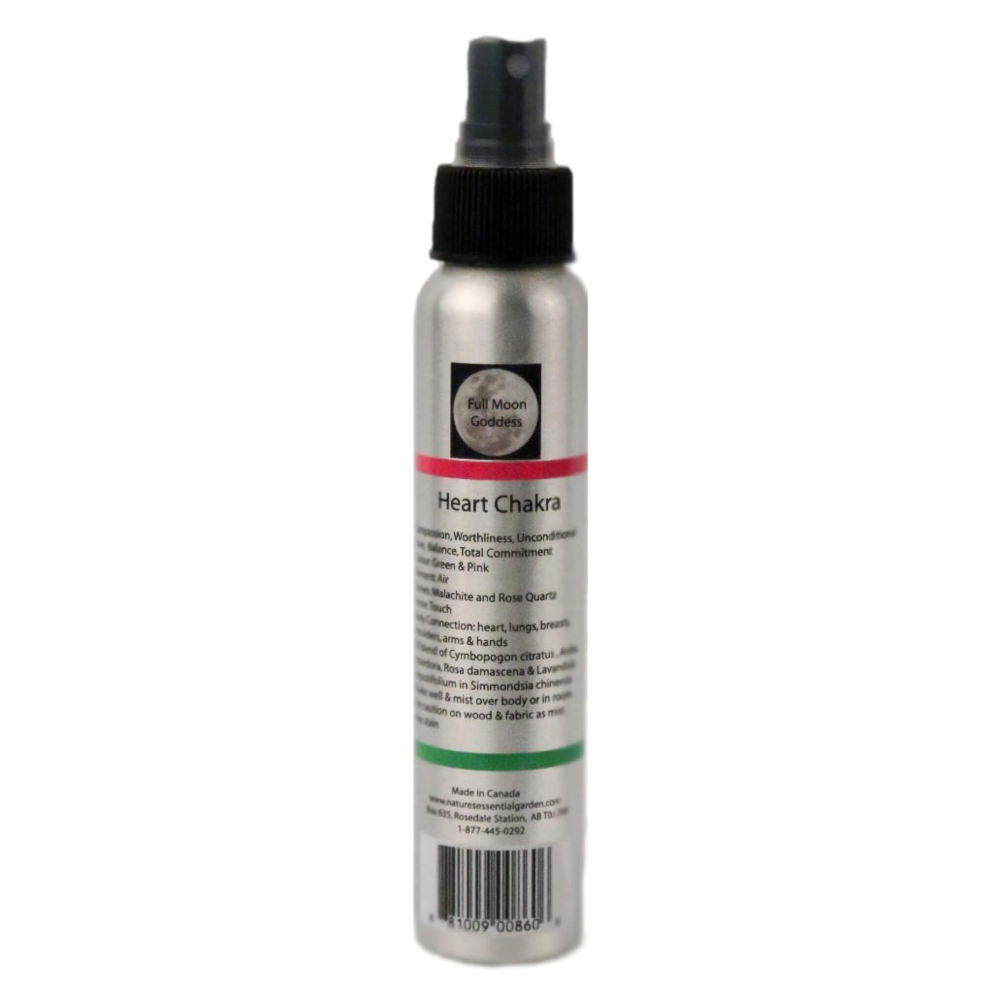 Chakra Healing Spray - Heart Chakra Balancing Green Aromatherapy Mist for Meditation, Yoga & Energy Cleansing