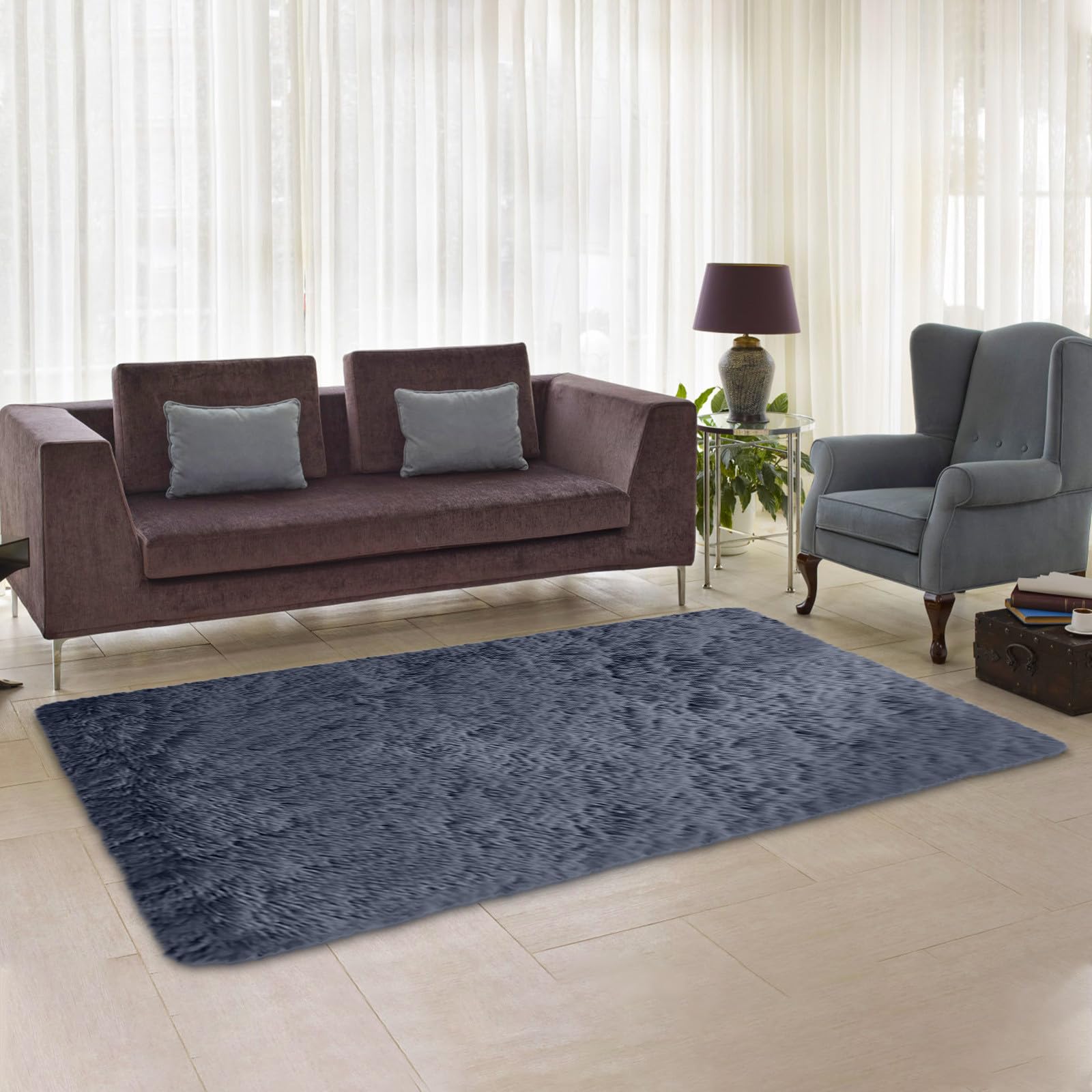 Soft Rectangular Carpet Floor Mat - Plush Bedroom Rug for Kids, Girls & Boys - Living Room & Game Room Decor - Perfect for Cozy Home, Play Area & Nursery (5x7 Feet)