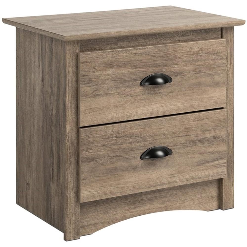 **Home Square 3-Piece Queen Bedroom Set - Platform Bed & 2 Nightstands with Drawers | Modern Bedroom Furniture for Small Spaces & Guest Rooms**