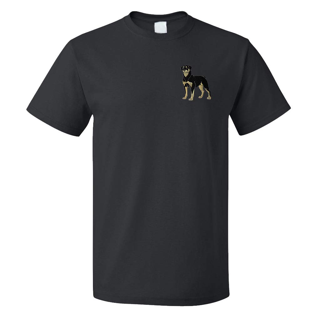 Funny Rottweiler Graphic T-Shirt for Men - Cotton Comfort Fit Casual Tee - Perfect for Dog Lovers, Gifts & Everyday Wear