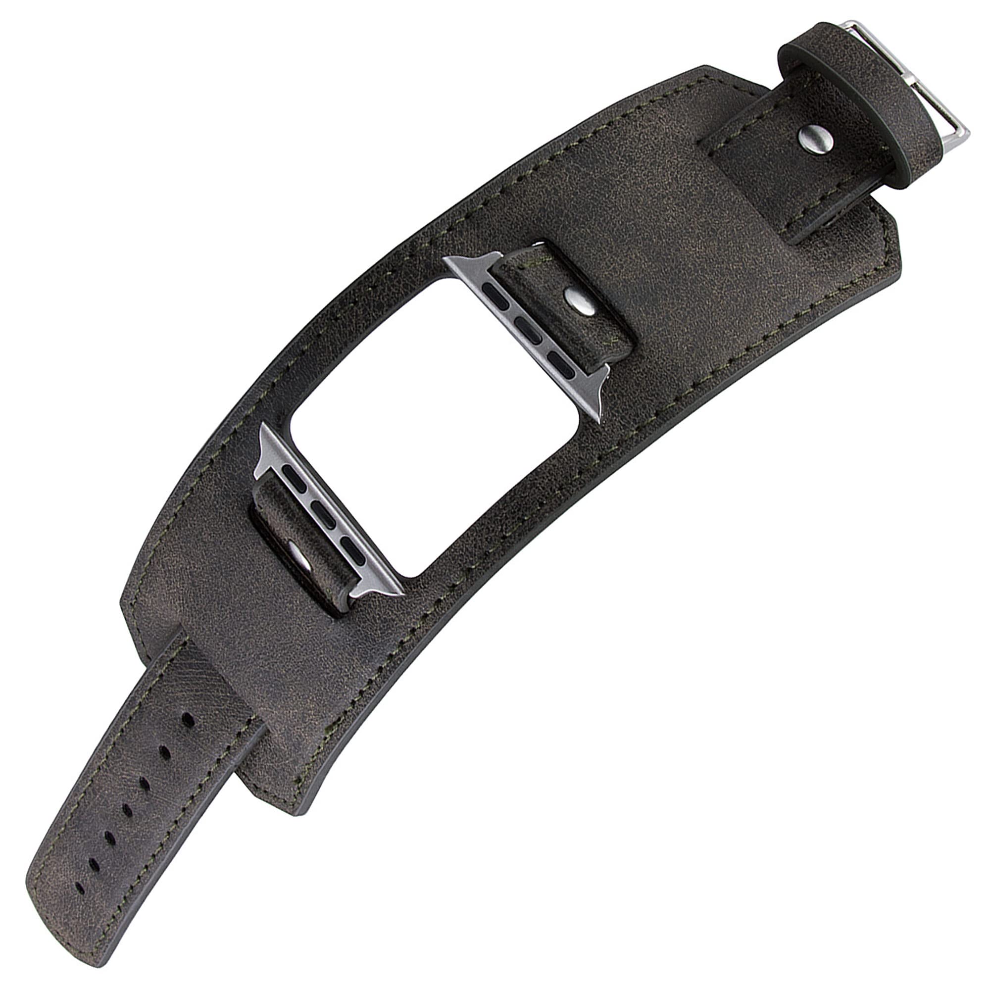 Premium Leather Apple Watch Band Compatible with Ultra/Series 8/7/6/5/4/3/2/SE (38mm-49mm) - Luxury Boho Western Strap for Men & Women - Perfect for Workouts, Outdoor Adventures & Daily Wear