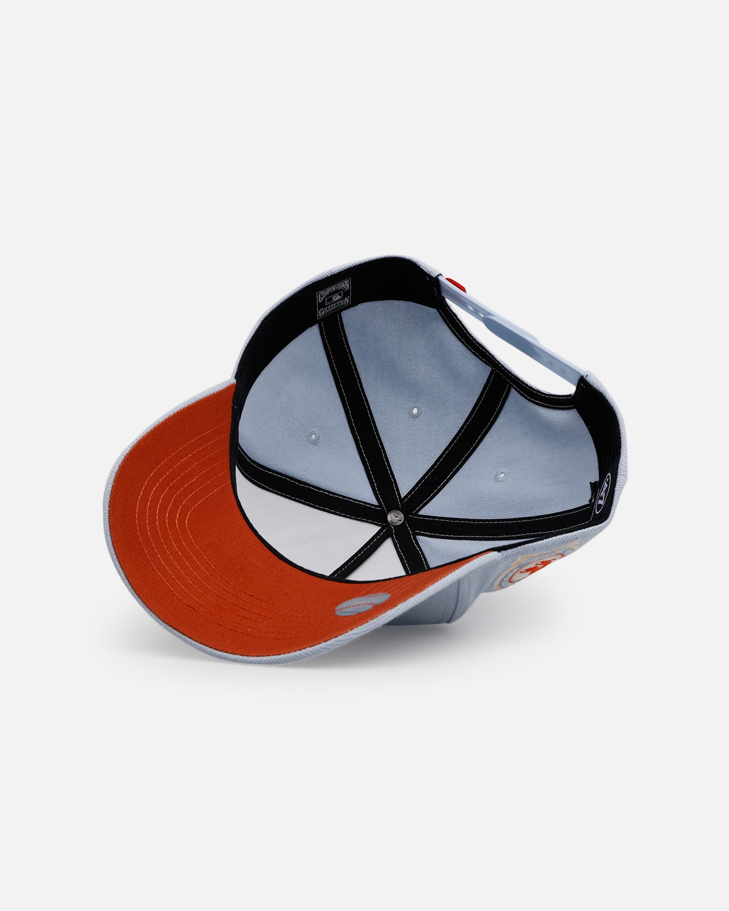 47 Brand Boston Red Sox 'Overstitch' 47 Offside Snapback Hat - Light Blue Adjustable Baseball Cap for Men & Women - Perfect for Games, Fan Gear & Streetwear Fashion