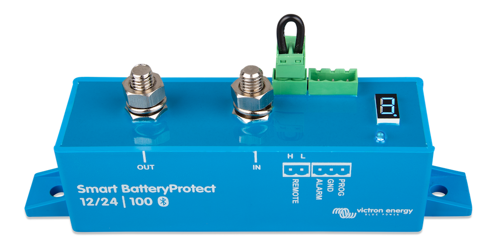 Smart Battery Protector 12V/24V 100A - Overcharge & Discharge Protection for RV, Marine, Solar Power Systems - Perfect for Off-Grid Living & Emergency Power Backup