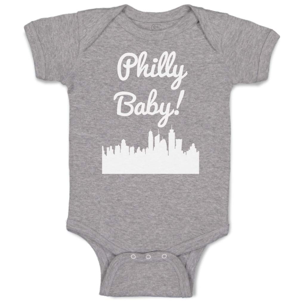 Custom Baby Bodysuit - Philadelphia Themed Cotton Onesies for Boys & Girls - Perfect for Newborn Photos, Family Outings & Gift Giving