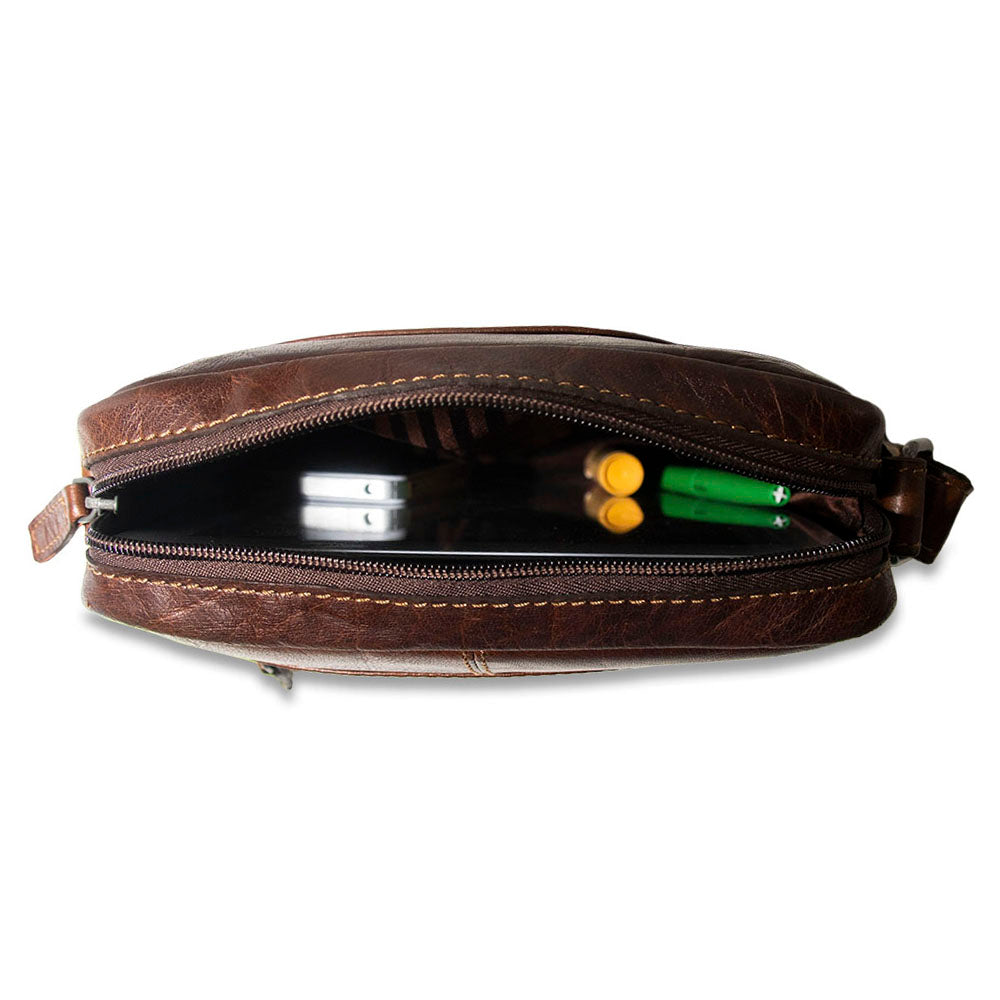 Slim Zippered Crossbody Bag #7203 - Stylish & Secure Small Shoulder Purse for Women - Perfect for Travel, Shopping & Everyday Use