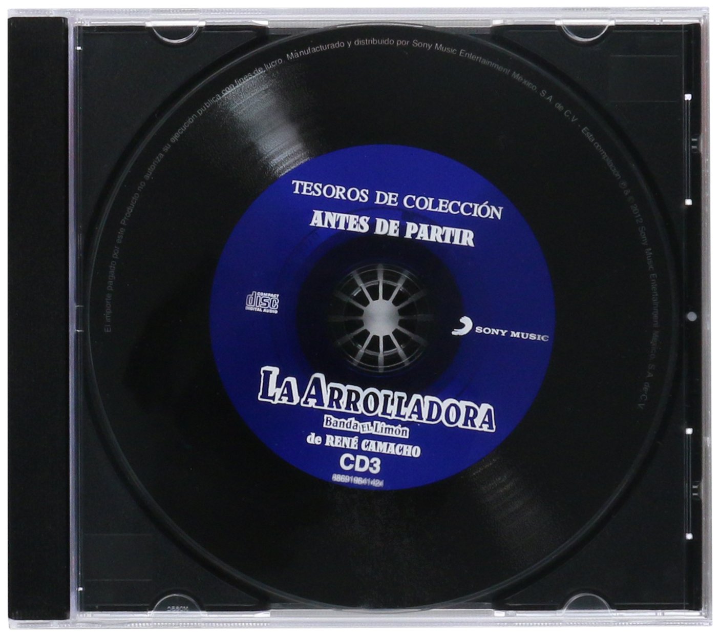 La Arrolladora Banda El Limon - Tesoros de Coleccion CD (Sony-886919641424) | Authentic Mexican Music Collection for Parties & Cultural Events