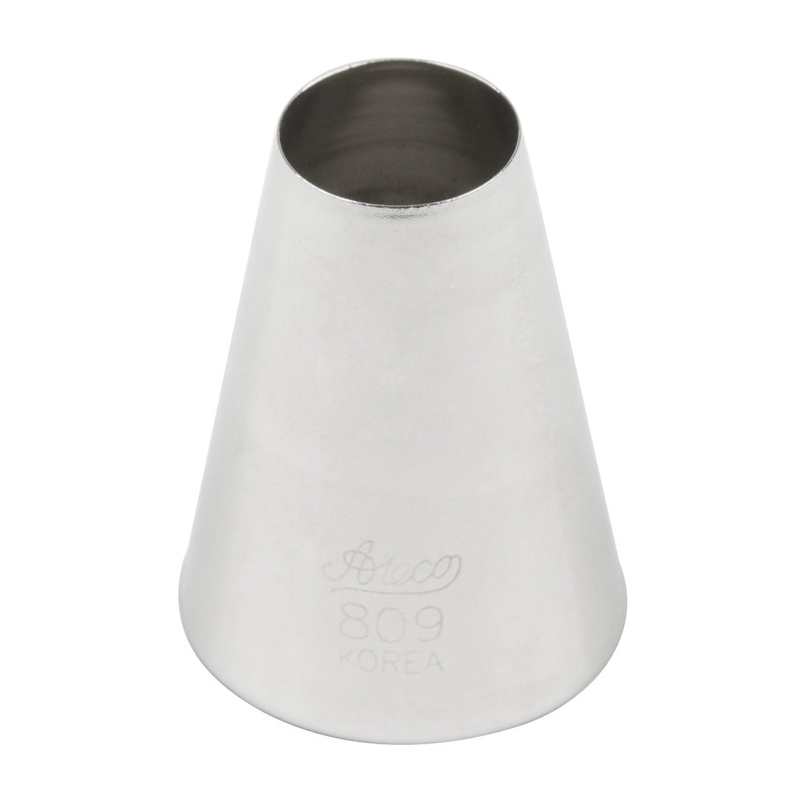 Ateco #9 Plain Seamless Piping Tips 809 - Professional Baking Decorating Nozzle for Cakes, Cupcakes & Cookies