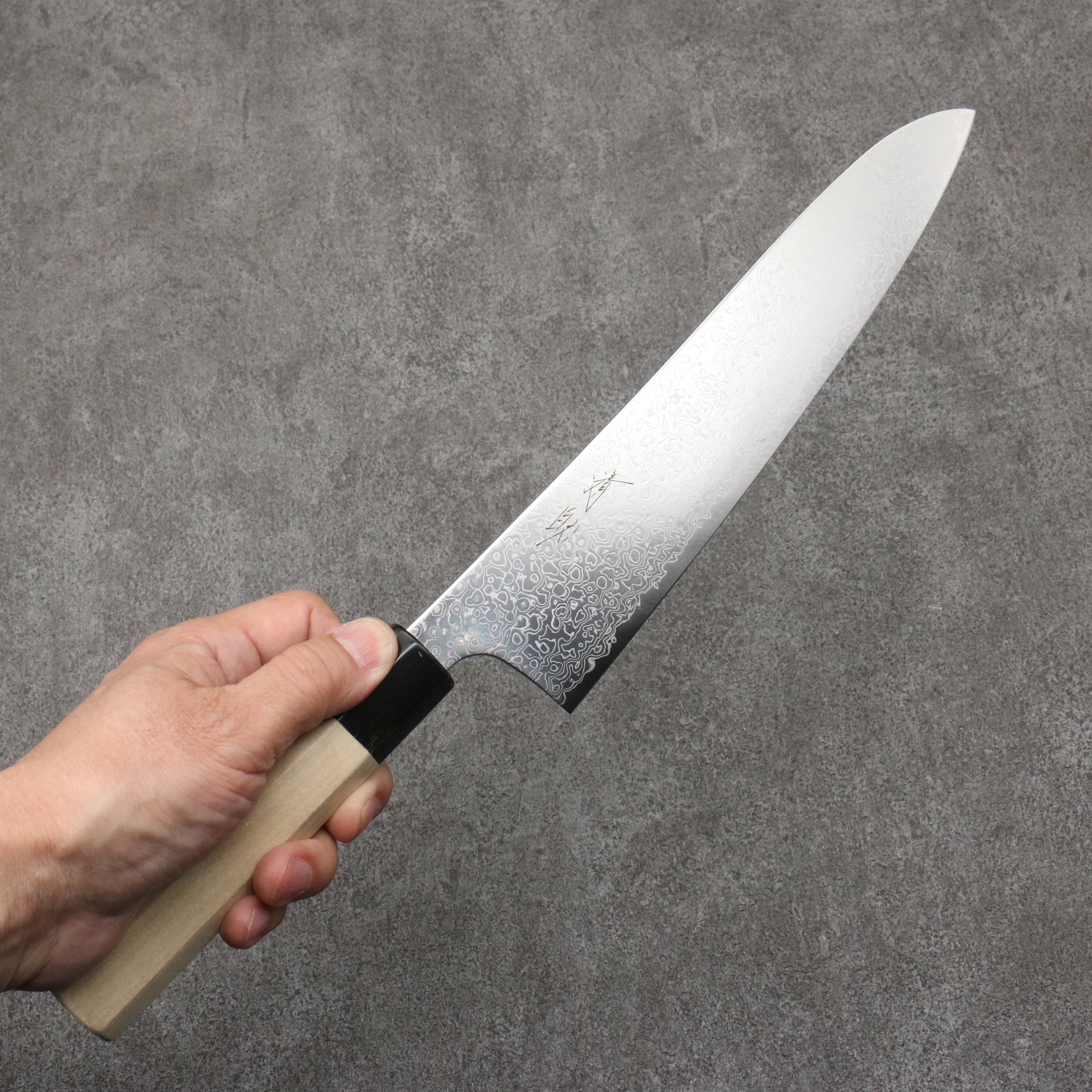 Premium Seisuke SG2 Damascus Gyuto 240mm Japanese Chef Knife with Magnolia Handle - Perfect for Sushi, Meat Slicing & Professional Cooking