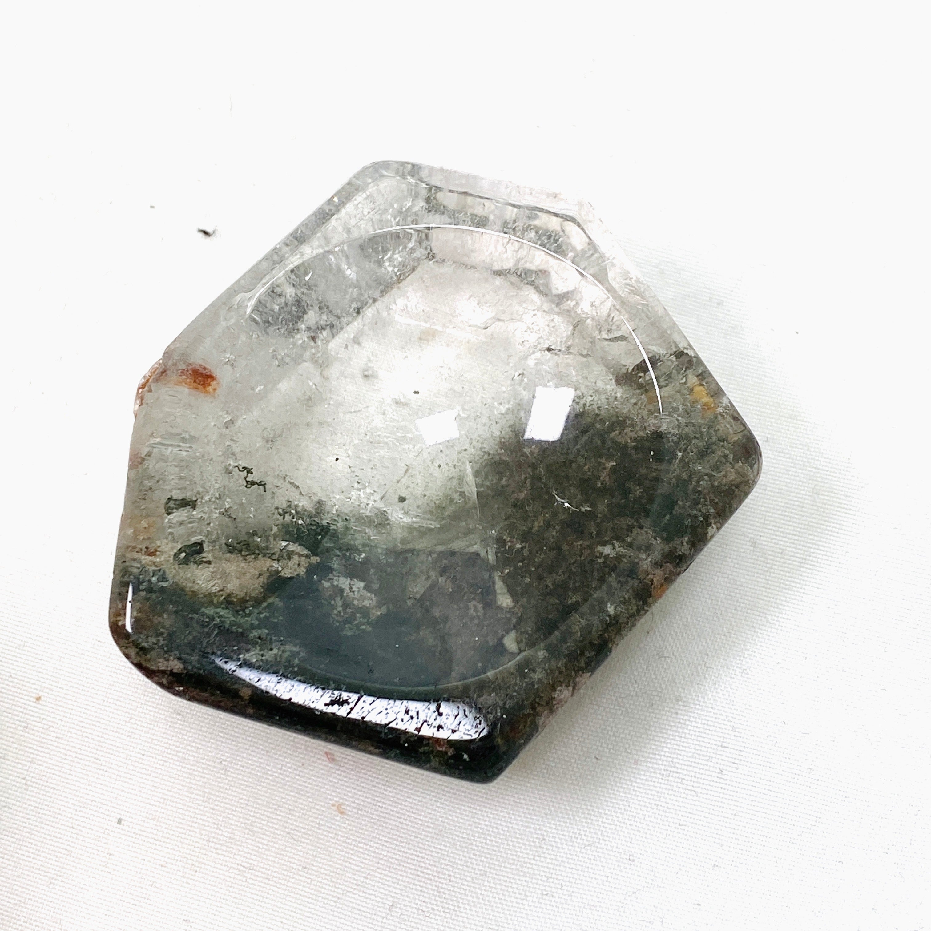 Garden Quartz (Lodolite) Crystal Healing Bowl - Handcrafted Stone Jewelry Dish for Meditation, Reiki & Home Decor | Spiritual Gift for Women & Men
