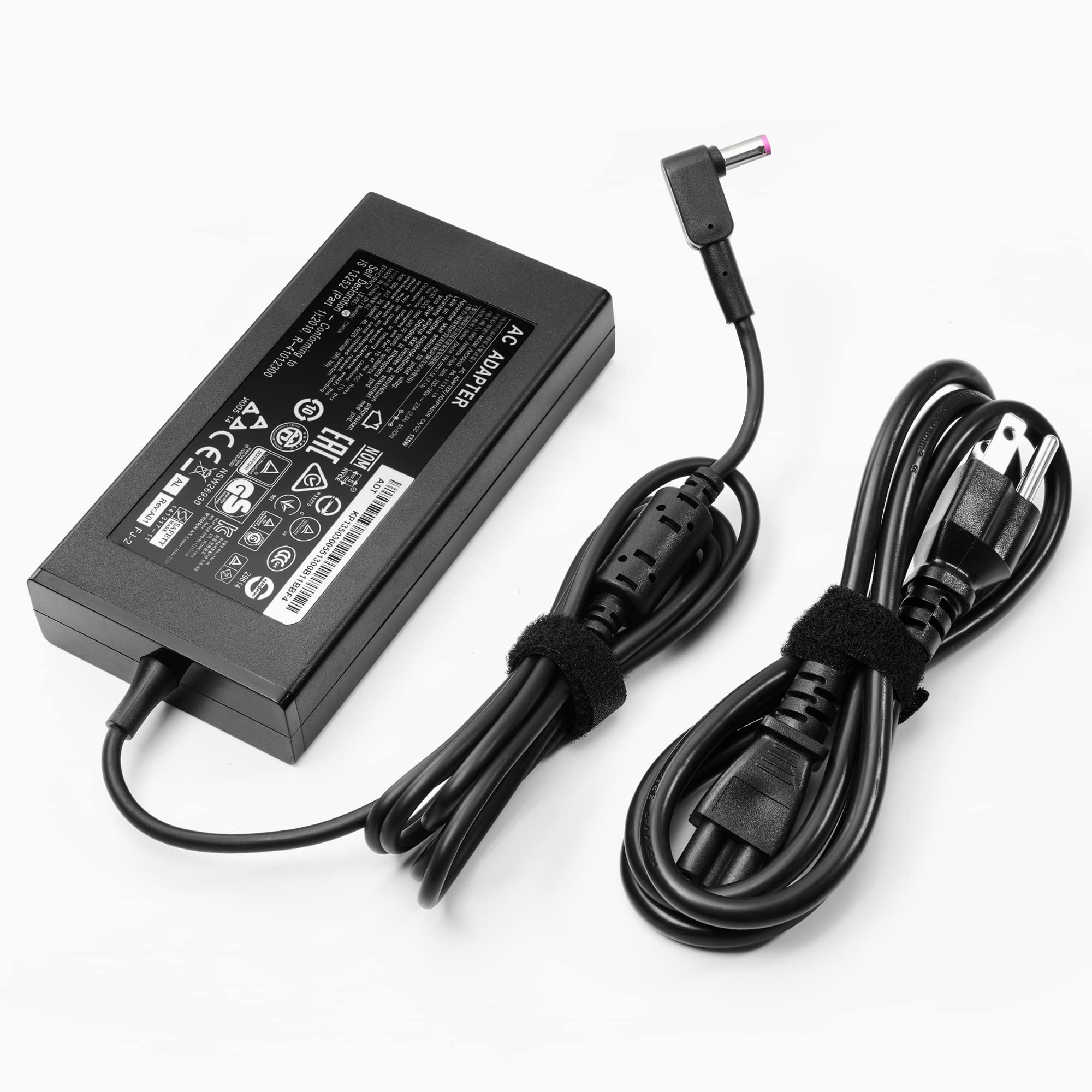 135W AC Adapter for Acer Nitro 5 Gaming Laptop - Replacement Charger Compatible with AN515-51/52/53/54/55/57, AN517-51, N18C3, N18C4 Series - Perfect for Gaming, Work & Travel Power Supply