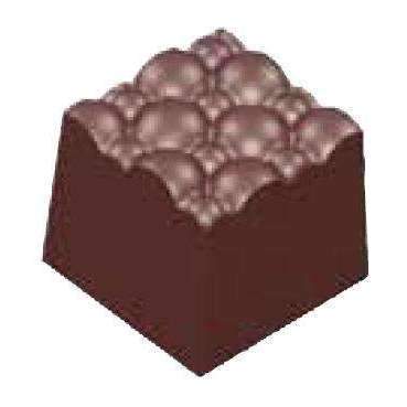 Premium Silicone Bubble Square Chocolate Molds - 12 Cavity Reusable Baking Mold for Homemade Chocolates, Candies & Soaps - Perfect for Valentine's Day, Christmas Gifts & Party Favors
