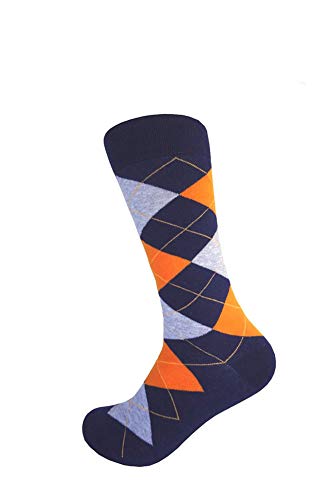 Navy/Orange/Light Heather Grey