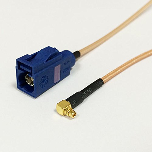 High-Quality MMCX Male Right Angle to FAKRA C Female Pigtail Cable RG316 6
