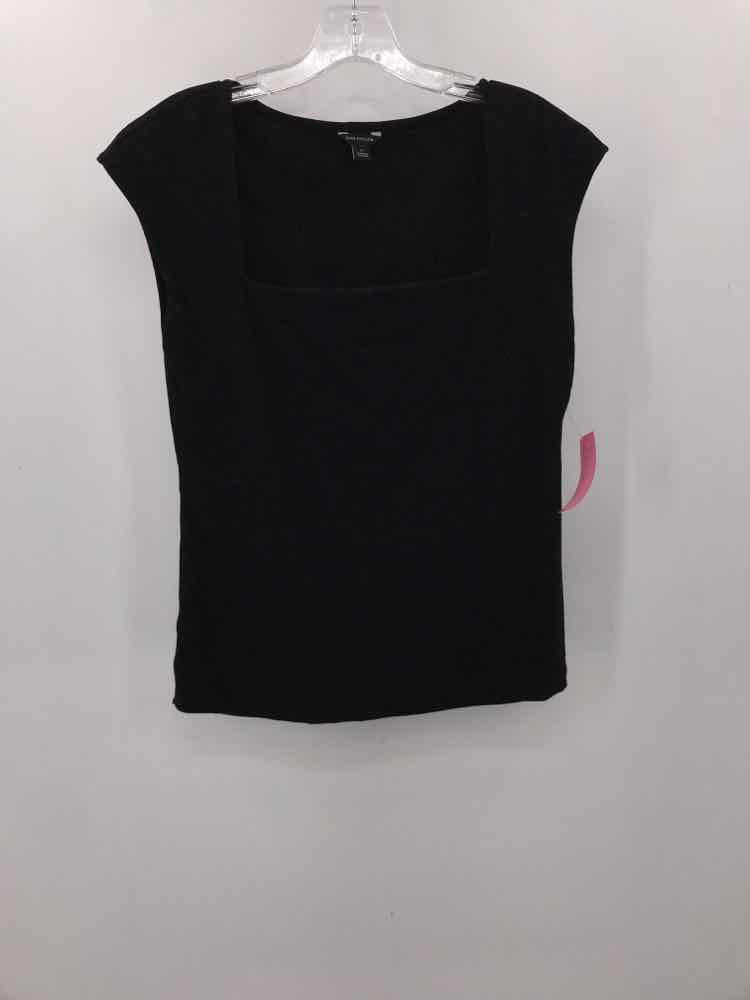 Pre-Owned Ann Taylor Black Blouse Size Medium - Perfect for Work, Office & Casual Wear
