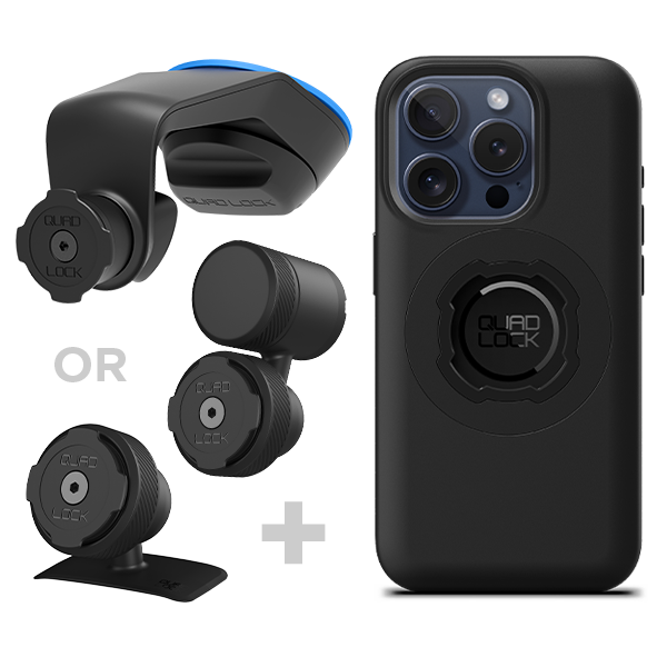 Premium Car Kits for iPhone - Durable Car Mount, Charger & Organizer Set - Perfect for Commuting, Road Trips & Hands-Free Driving