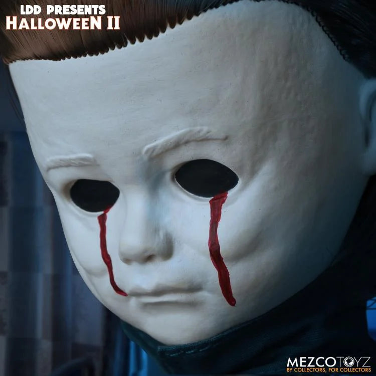 Halloween II (1981) Michael Myers Mask - Official LDD Licensed Horror Movie Costume Accessory for Halloween Parties & Cosplay