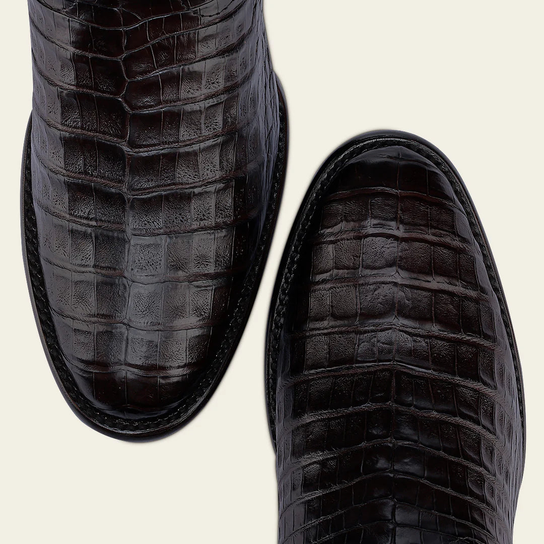2H0AFY Men's Cuadra Brown Dress Cowboy Caiman Leather Boots - Western Style Riding & Country Fashion for Men