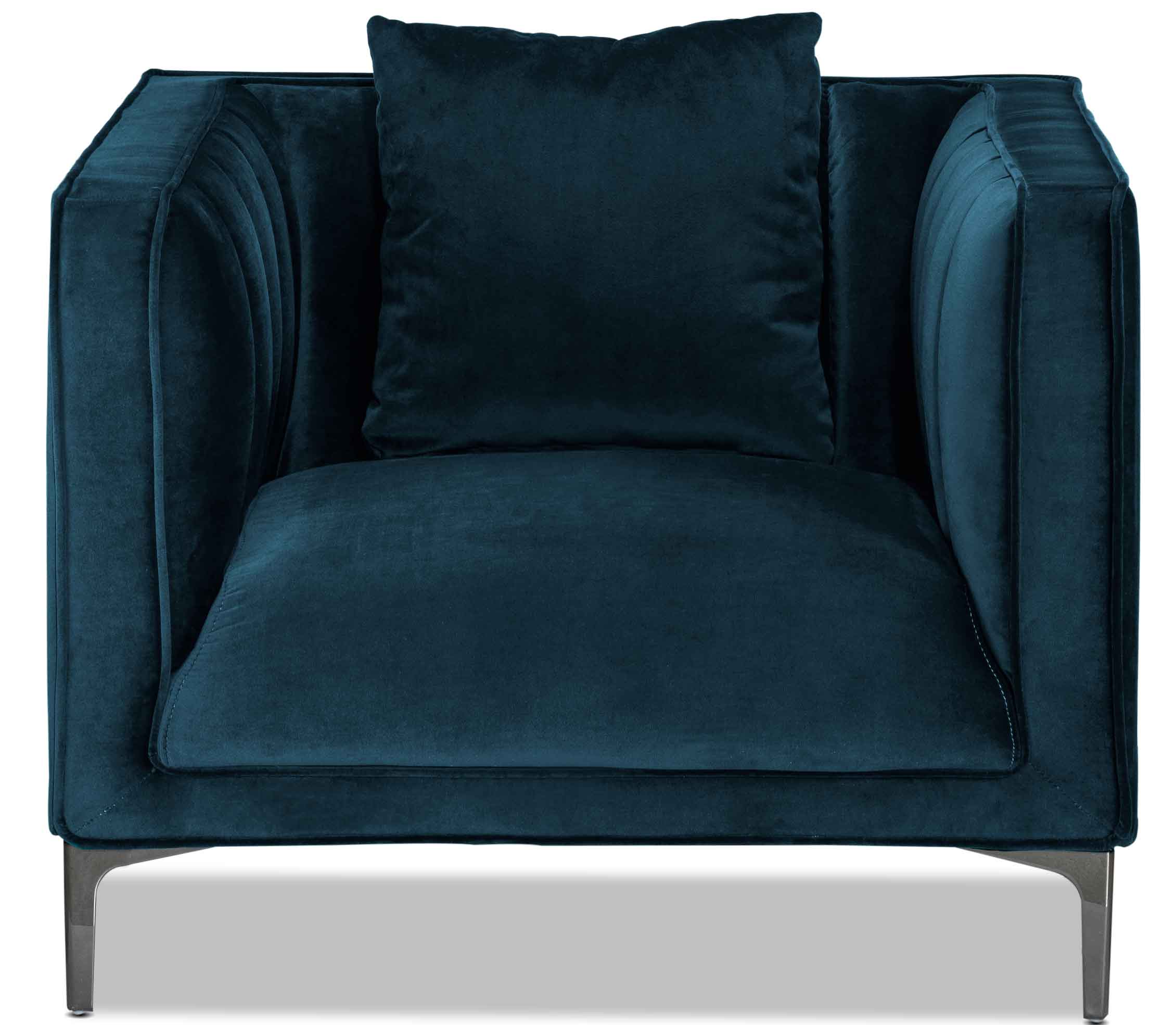 Celina Chair - Modern Blue Accent Chair for Living Room, Bedroom & Office - Stylish & Comfortable Seating Furniture