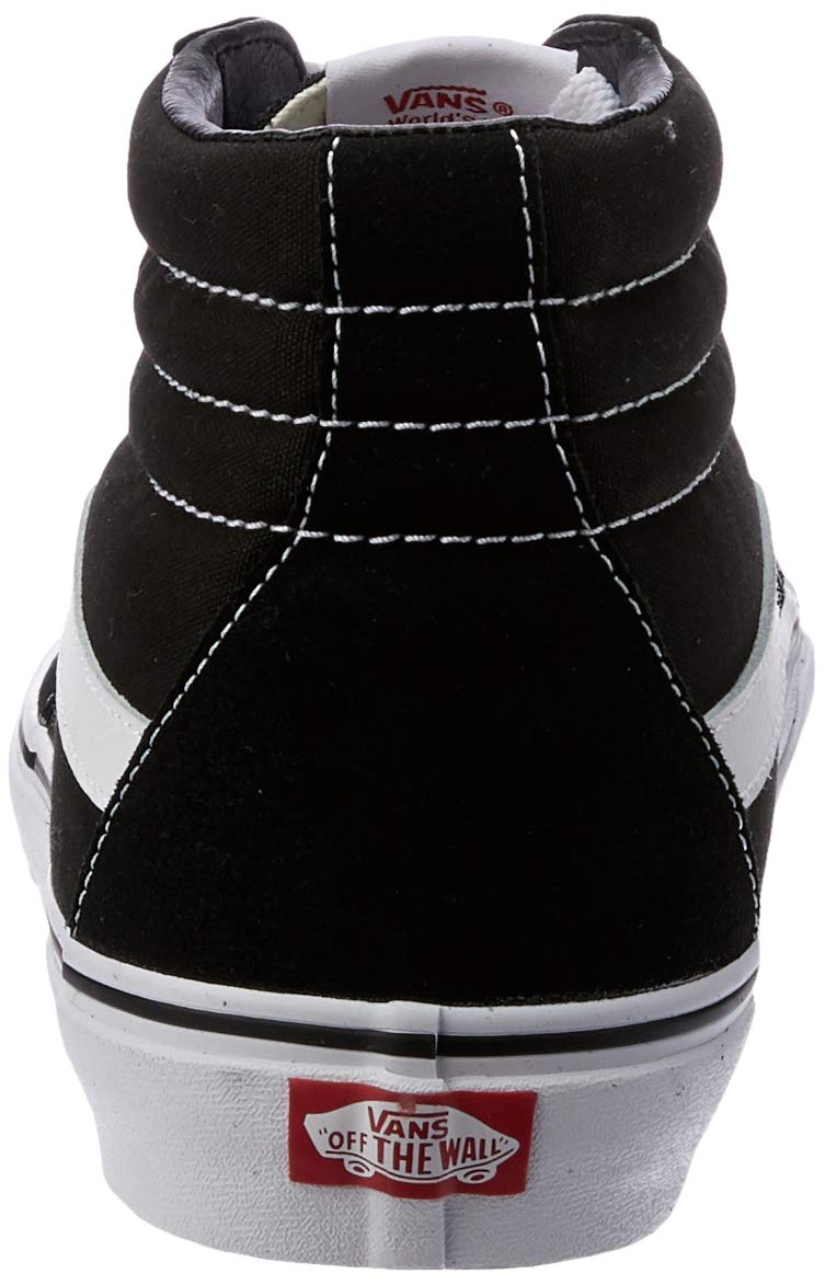 Vans Men's Classic High-Top Skate Shoes - Black & White Colorway | Comfortable & Durable for Skateboarding, Casual Wear & Street Style