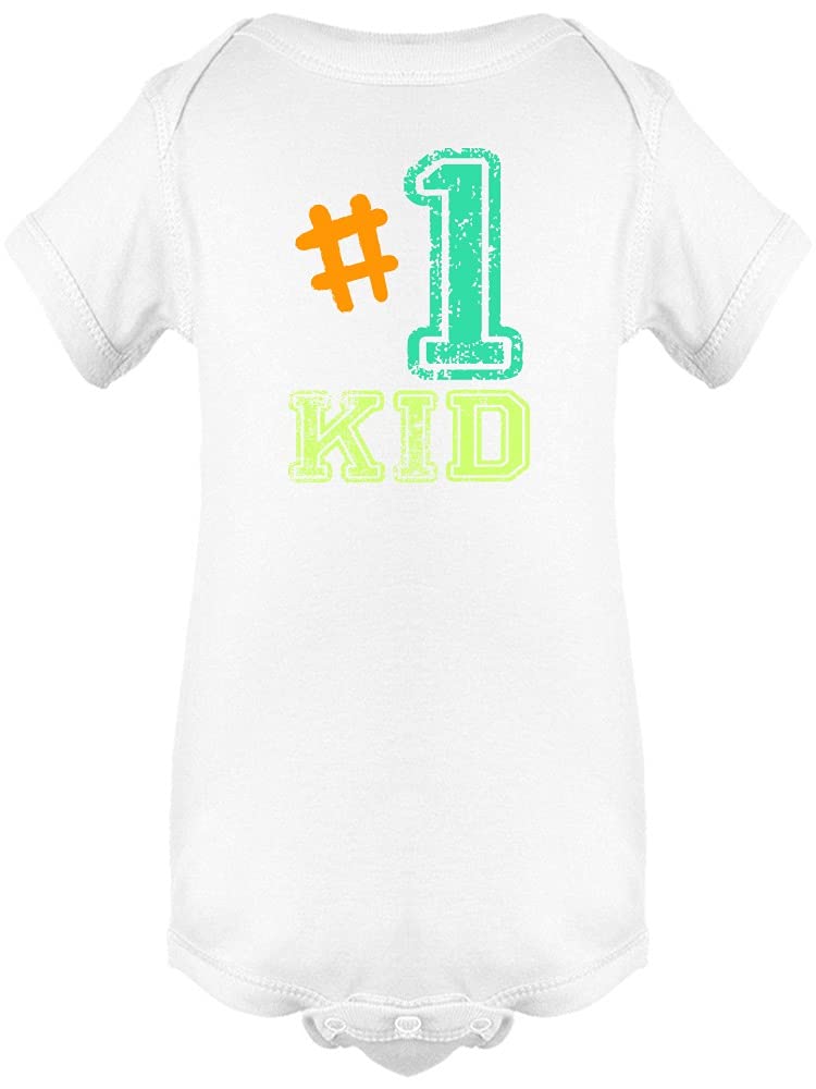 Number One Kid Bodysuit - Soft Cotton Baby Onesie for Newborns & Infants - Perfect for Family Photos, Birthdays & Everyday Wear