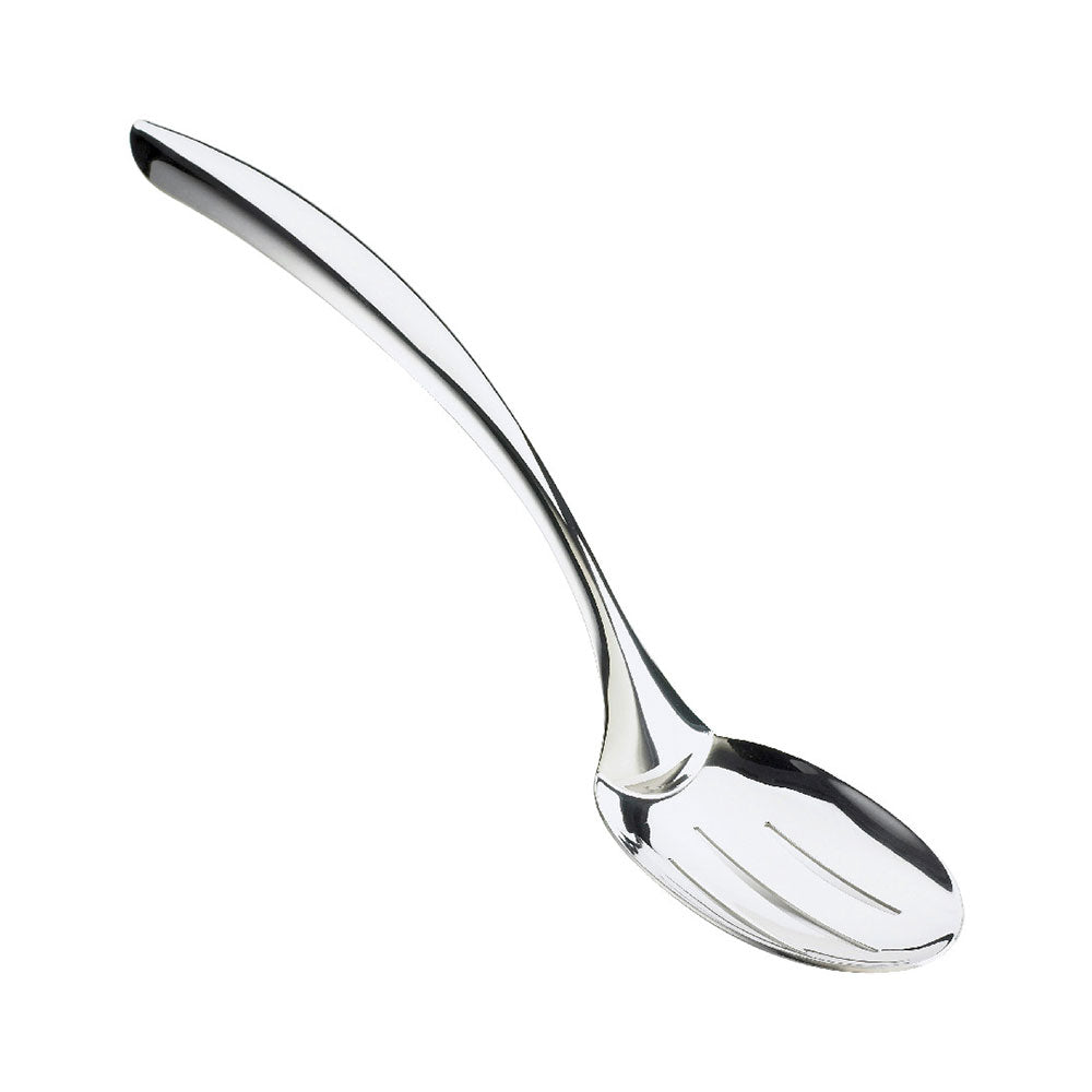 Browne 573174 Slotted Serving Spoon - 13 Inch Stainless Steel Kitchen Utensil for Salad, Pasta, and Vegetables | Perfect for Cooking, Serving, and Entertaining