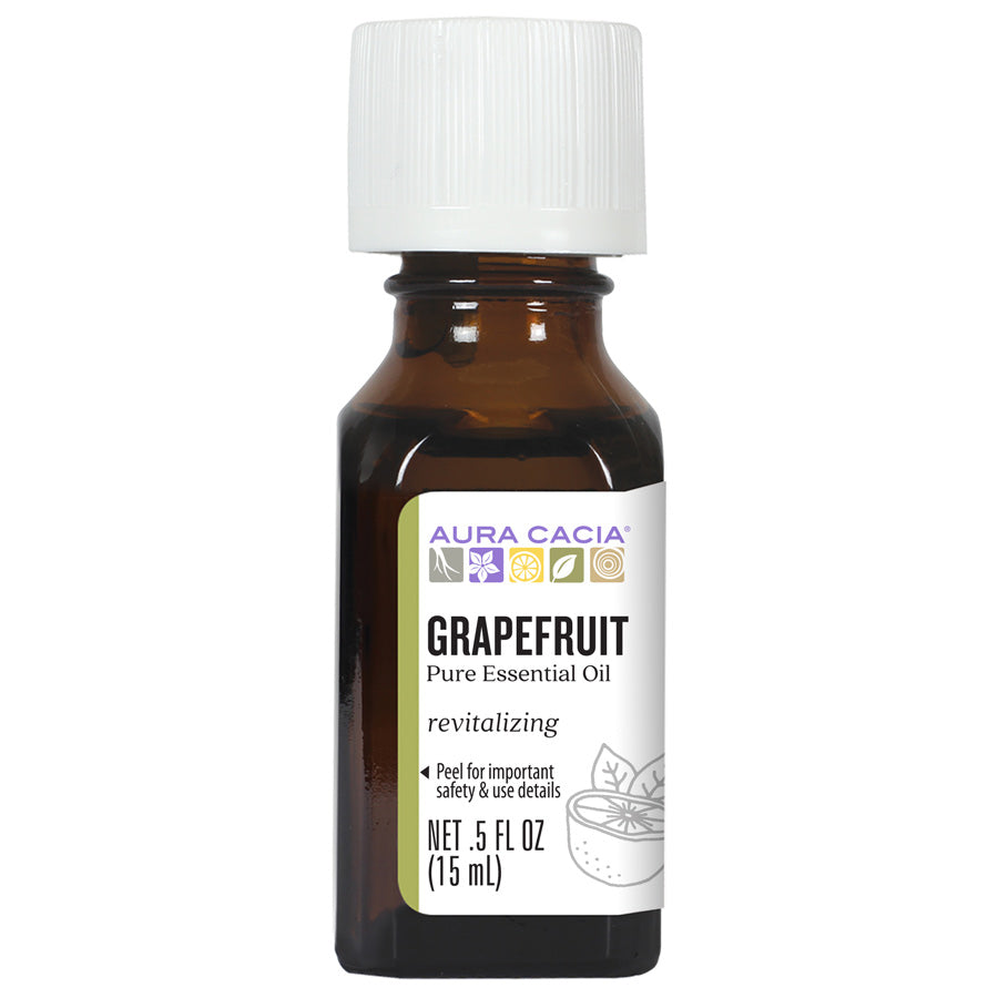 Pure Grapefruit Essential Oil - 0.5 oz (15ml) Natural Aromatherapy Oil for Diffusers, Massage & Stress Relief | Uplifting Citrus Scent for Home, Spa & Yoga