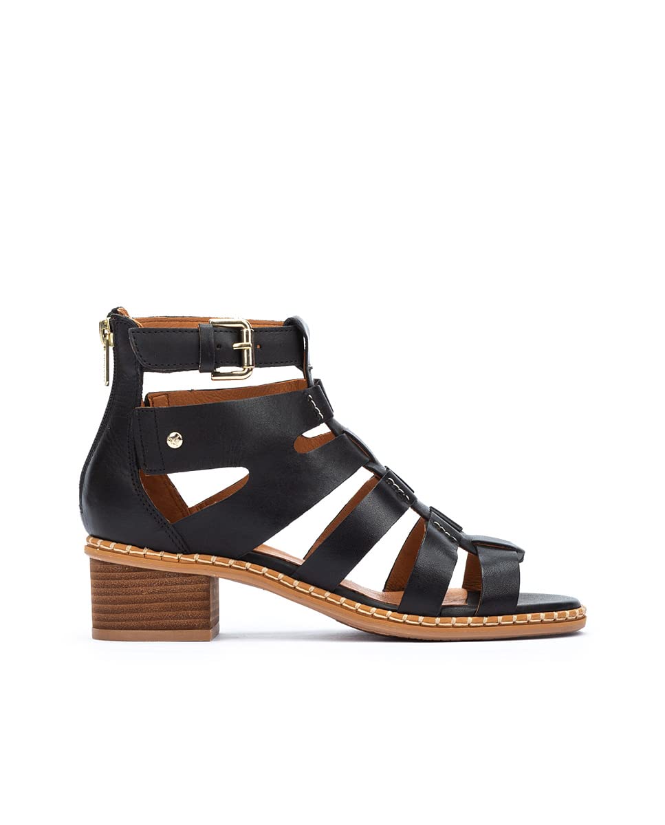 PIKOLINOS Women's Leather Heeled Sandals - Comfortable & Stylish Blanes for Casual Outings, Parties & Summer Weddings