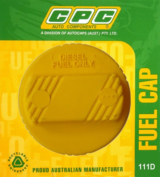 CPC Diesel Fuel Tank Cap 111D - Heavy Duty Replacement Fuel Cap for Trucks & Equipment | Perfect for Semi Trailers, Construction Vehicles & Agricultural Machinery