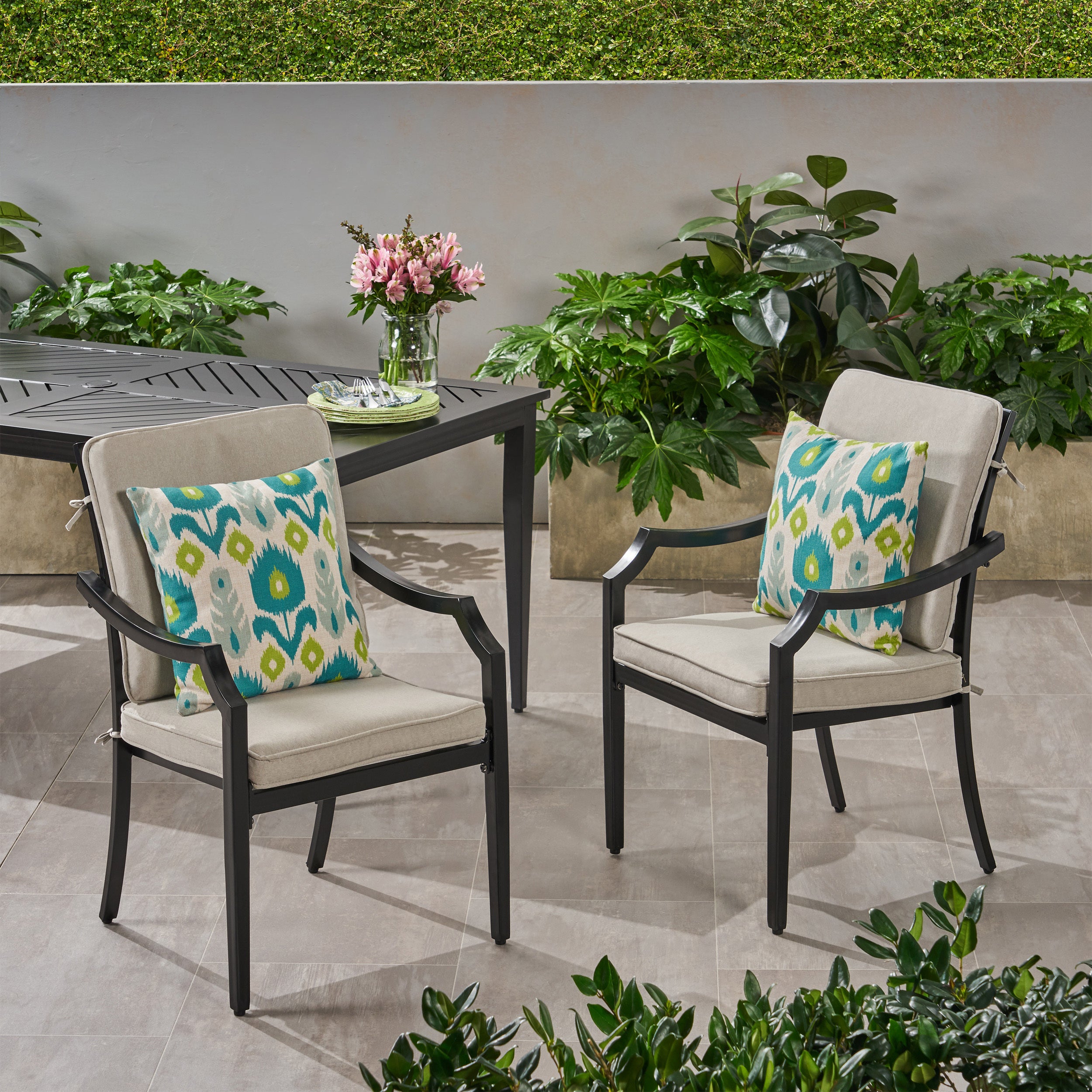 Modern Dining Chair Set of 1 - Sturdy Wooden Kitchen Chair with Cushion - Comfortable & Stylish for Home, Restaurant, or Office Use