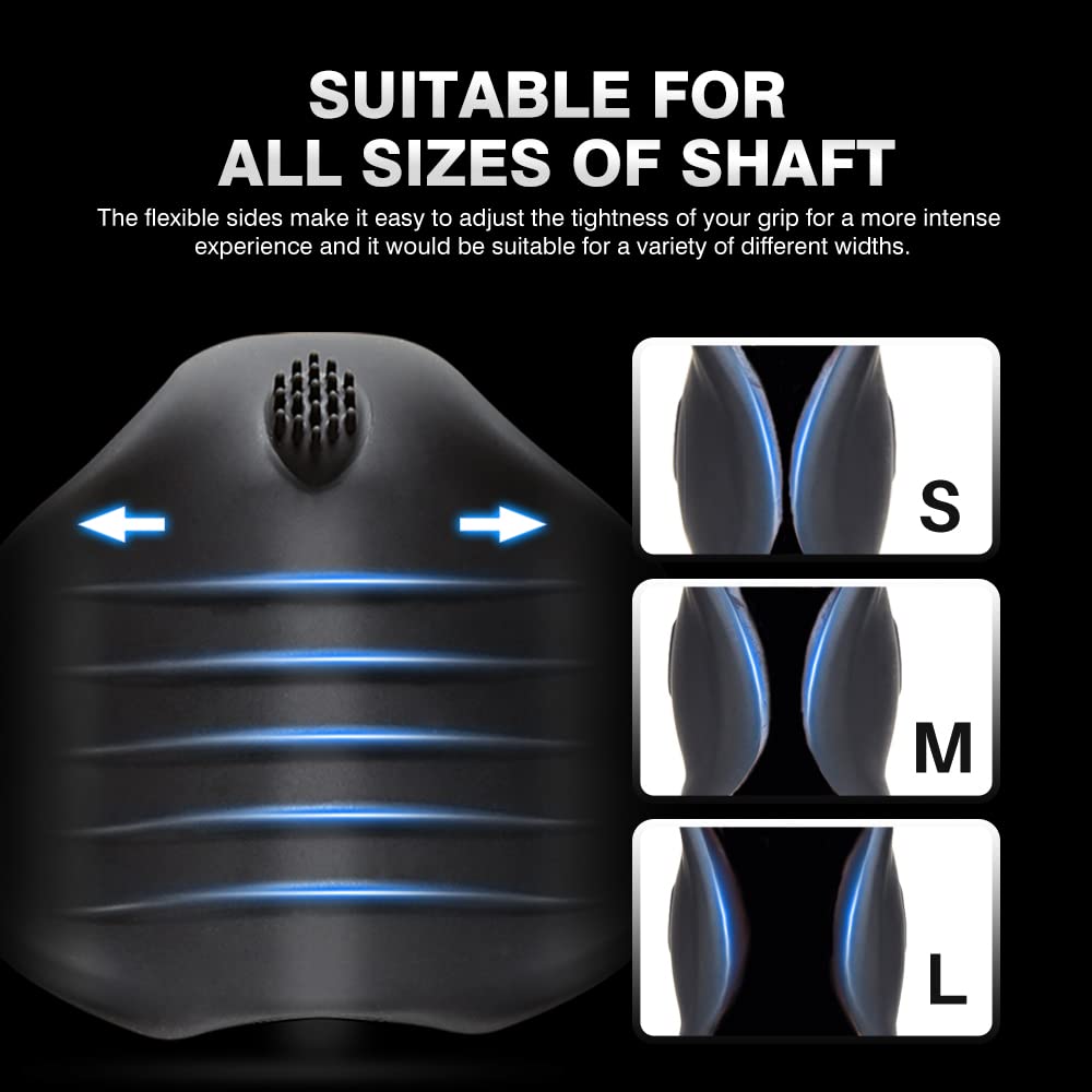 Aumood Handheld Male Masturbator - Powerful 10-Speed Penis Vibrator for Men, Adult Sex Toy with Glans Stimulation & Ejaculation Control - Enhance Endurance & Pleasure - Perfect for Solo Play & Couples Fun