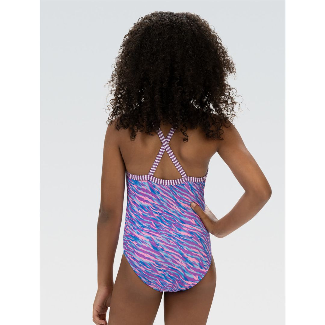 Dolfin Aurora One Piece Swimsuit for Women - High Waisted Bathing Suit with Tummy Control - Perfect for Swimming, Beach Vacation & Summer Pool Party