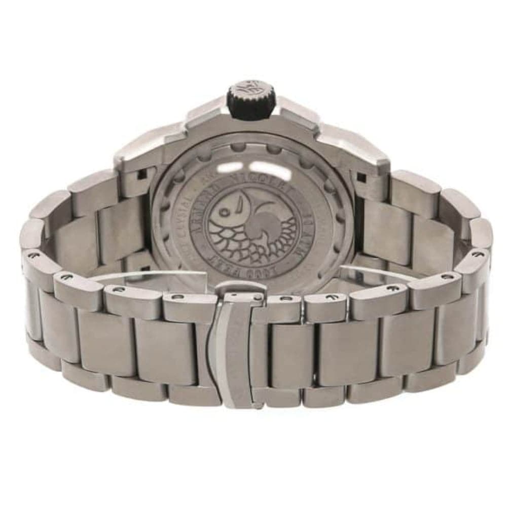 ARMAND NICOLET A480AGN NR MA4480AA Men's Luxury Automatic Watch with Black Silicone Strap - Perfect for Business, Formal Events & Everyday Wear