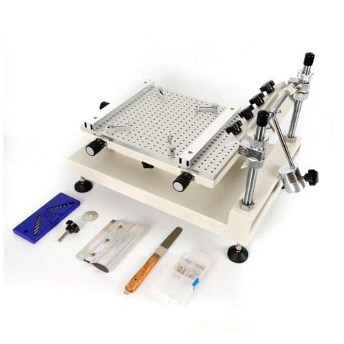 LOYALHEARTDY 3040 High Precision Manual Solder Paste Printer - SMT Stencil Printer for PCB Assembly | Perfect for DIY Electronics & Circuit Board Prototyping