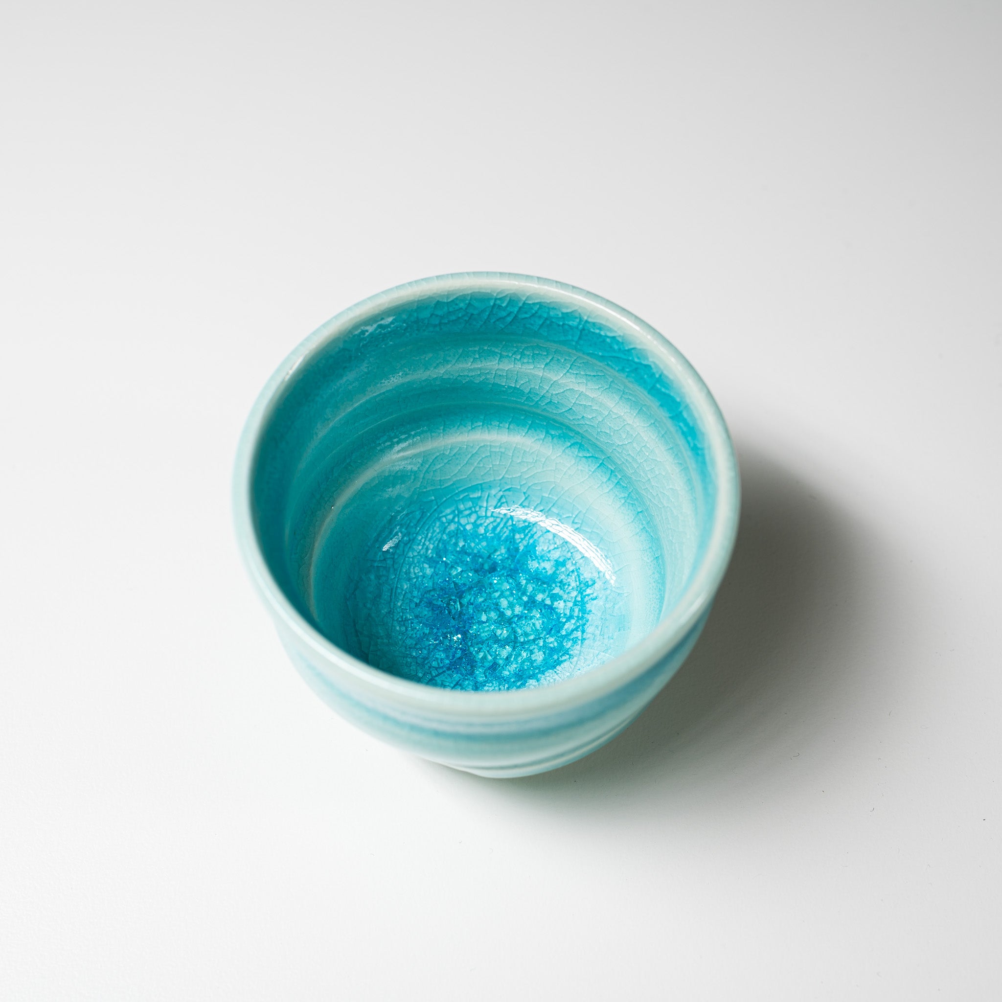 NINSHU Sake Cup - Small Japanese Teacup for Sake & Tea Ceremony | Water Spirit Design | Perfect for Traditional Japanese Dining & Gift Giving