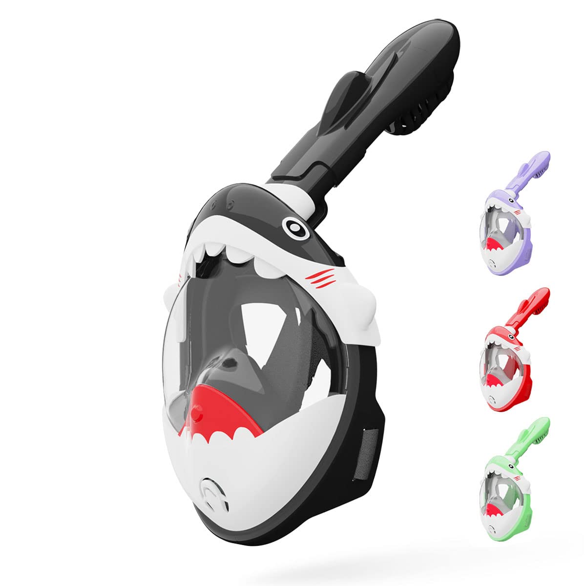 THENICE Kids Full Face Snorkel Mask - 180° HD View, Anti-Fog & Leak Proof Snorkeling Set for Children | Perfect for Beach Vacations, Pool Swimming & Underwater Adventures