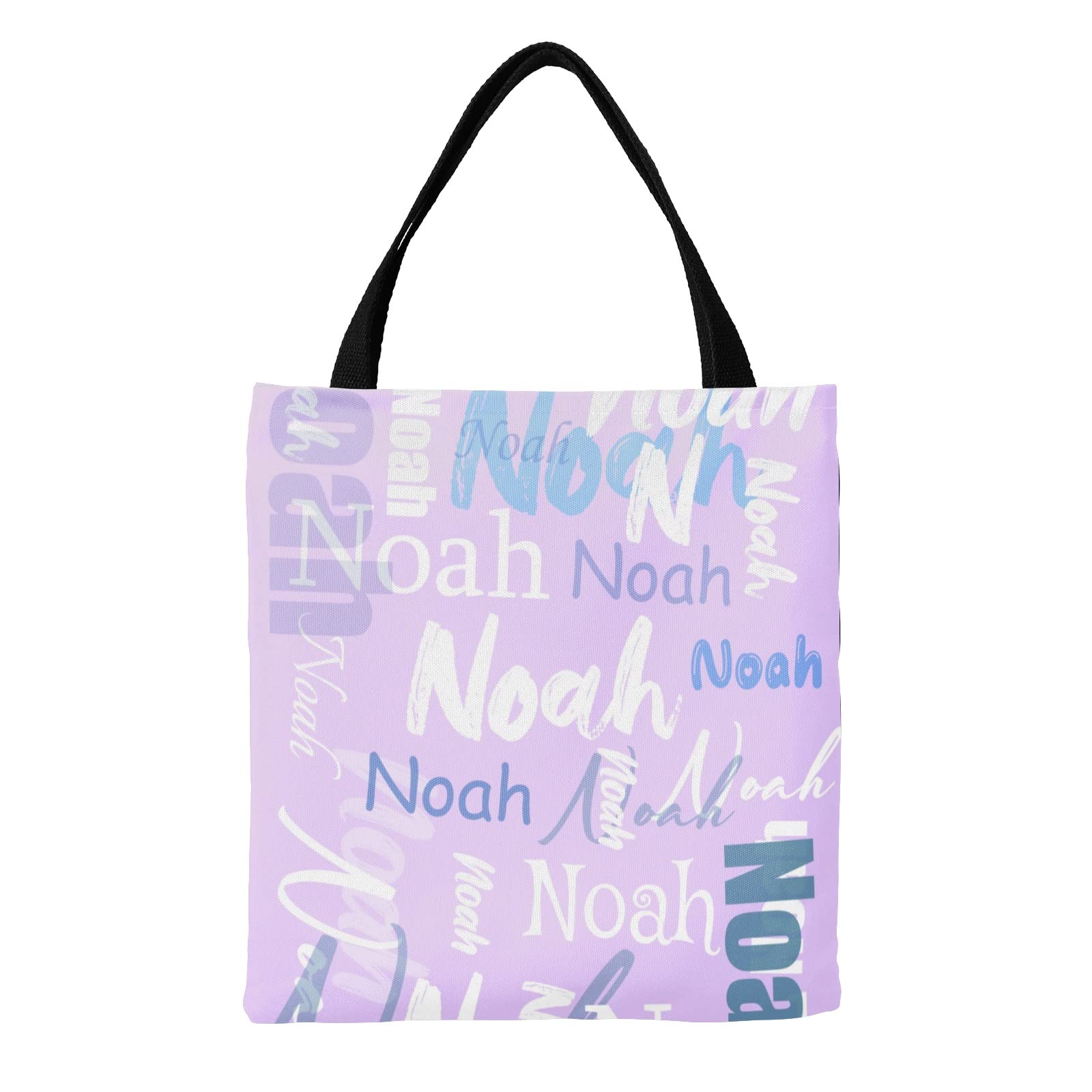 Custom Personalized Tote Bags for Women - Monogrammed Name Tote Bag Gift for Birthday, Christmas, Valentines Day - Perfect for Shopping, Beach & Everyday Use