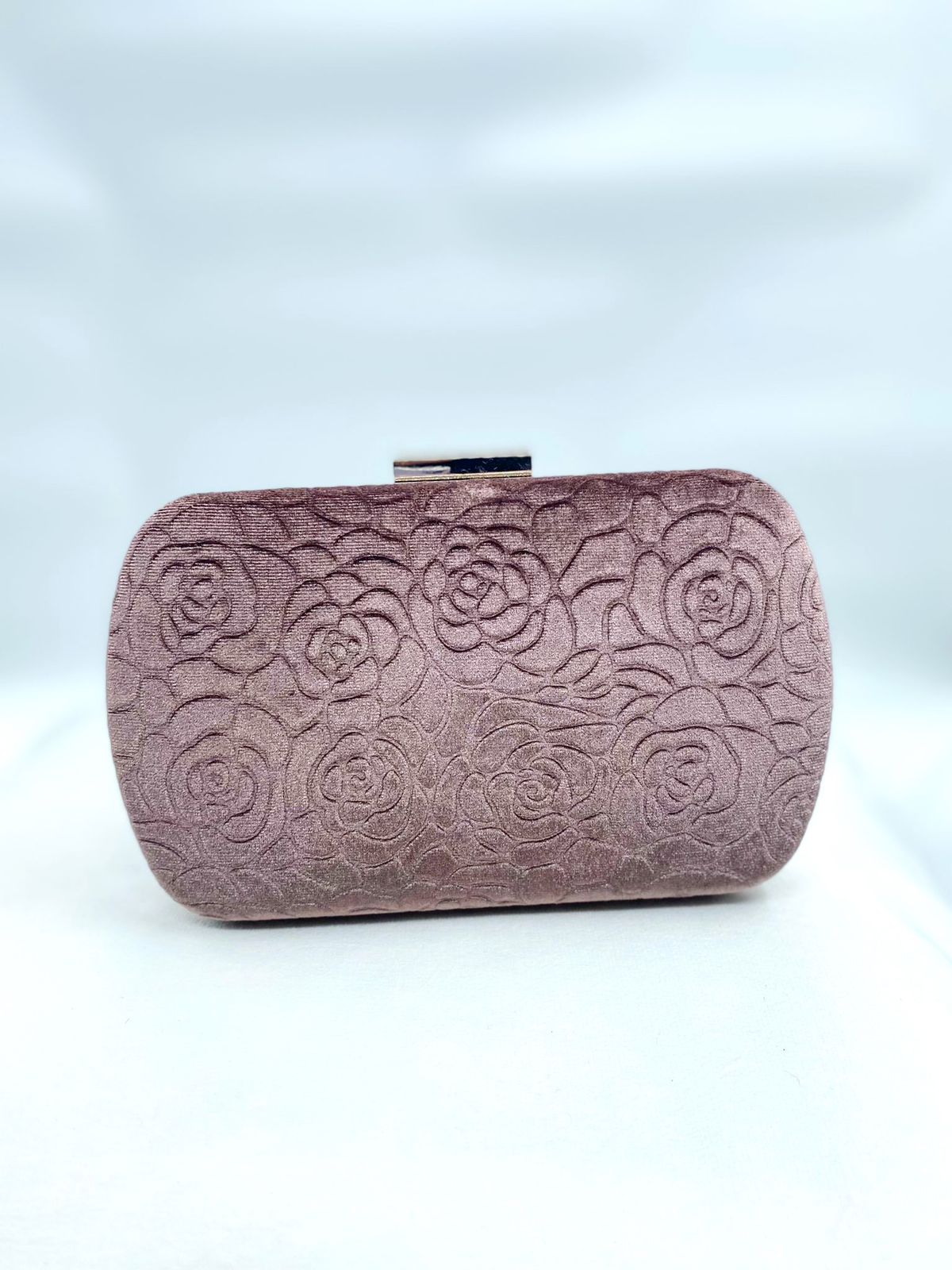 Elegant Ivy Embossed Velvet Clutch Purse for Women - 4 Stylish Colors - Perfect for Evening Parties, Weddings & Special Occasions