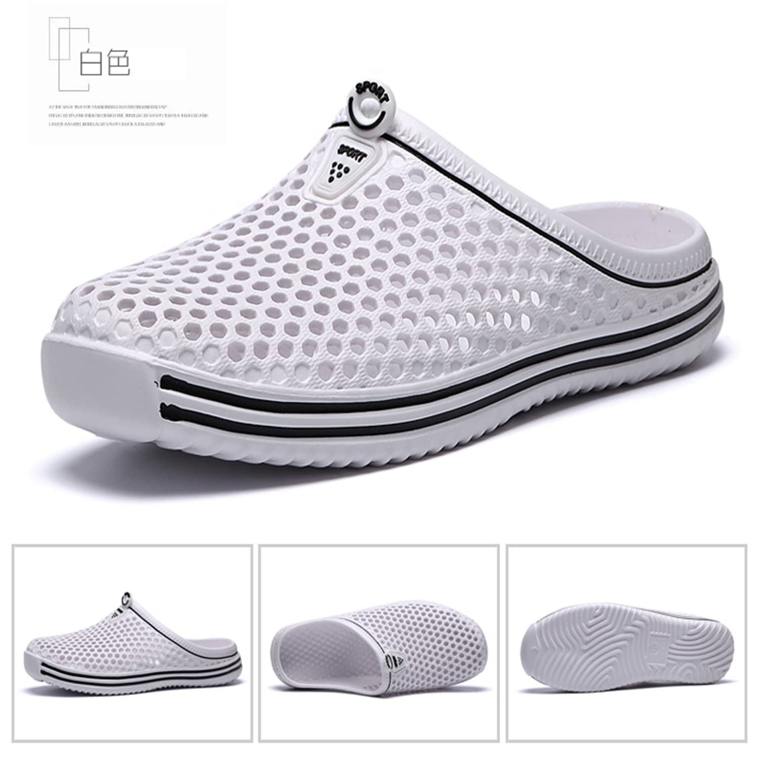 **MDPCX Women's Garden Clogs - Breathable Water Shoes for Beach, Pool, Bathing & Walking - Comfortable Slip-On Slippers for Home, Travel & Outdoor Use**