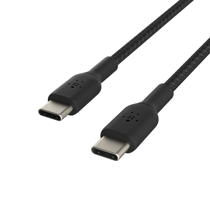 Belkin USB C to USB C Cable 1M (3.3ft) Braided Nylon Fast Charging & Data Sync - Perfect for MacBook, iPad Pro, Samsung Galaxy & More