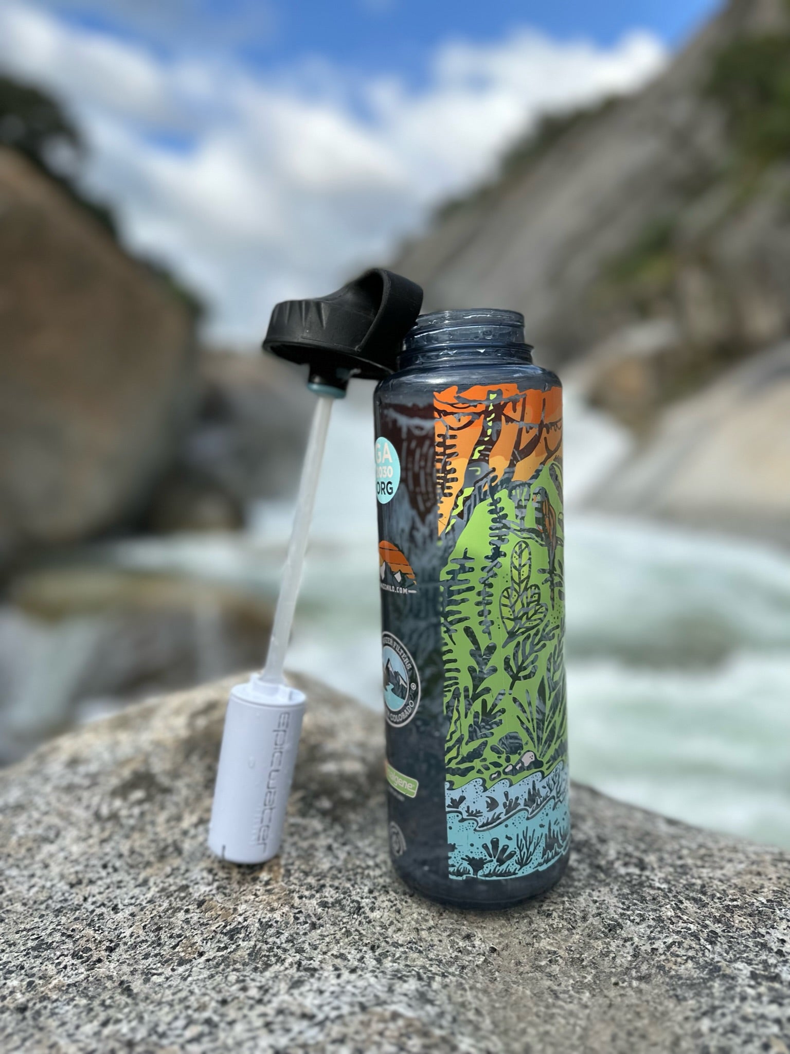 Nalgene OG GA 2030 Water Bottle - 32oz & 48oz BPA-Free Tritan Plastic - Perfect for Hiking, Camping & Outdoor Adventures