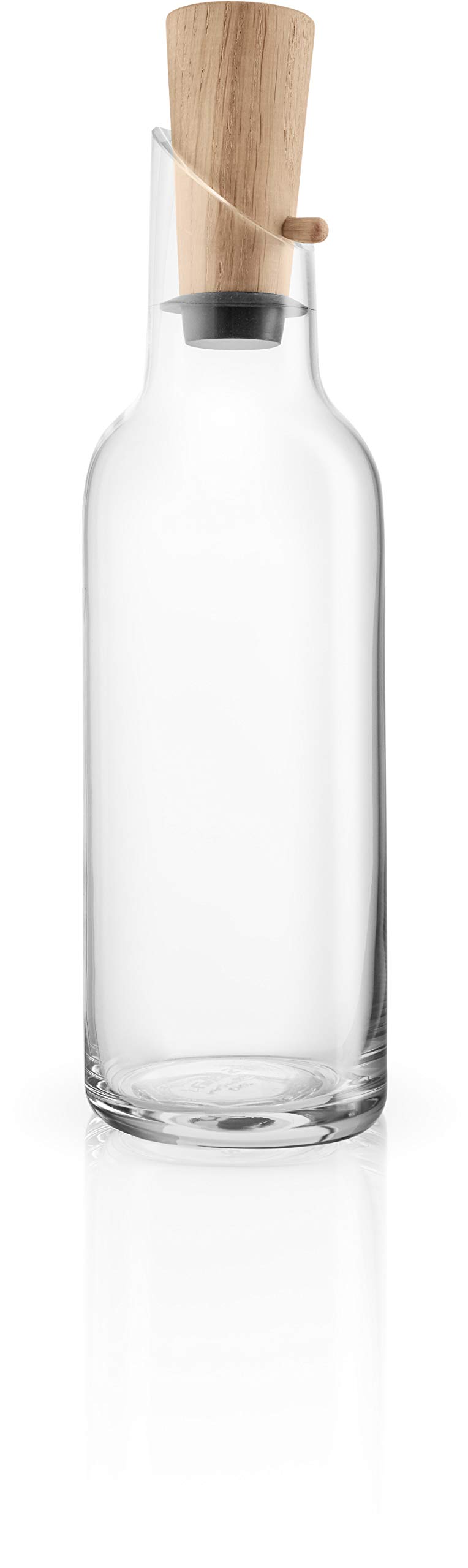 EVA SOLO Glass Carafe with Wood Stopper - Elegant Pitcher for Water, Juice & Wine - Perfect for Dining, Entertaining & Home Decor