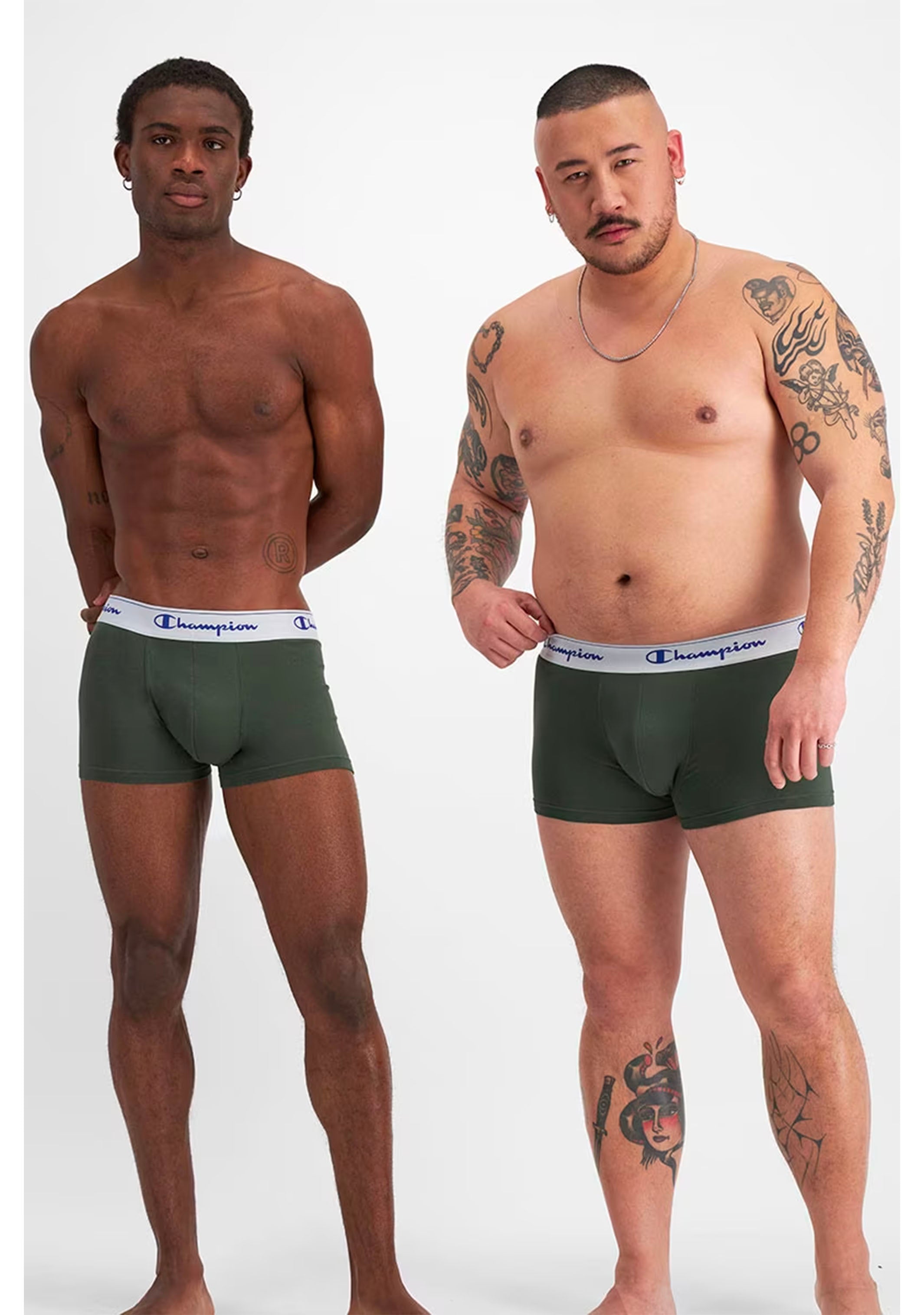 Champion Men's Cotton Underwear Trunk 3-Pack - Soft Breathable Boxer Briefs for Everyday Comfort & Active Lifestyle