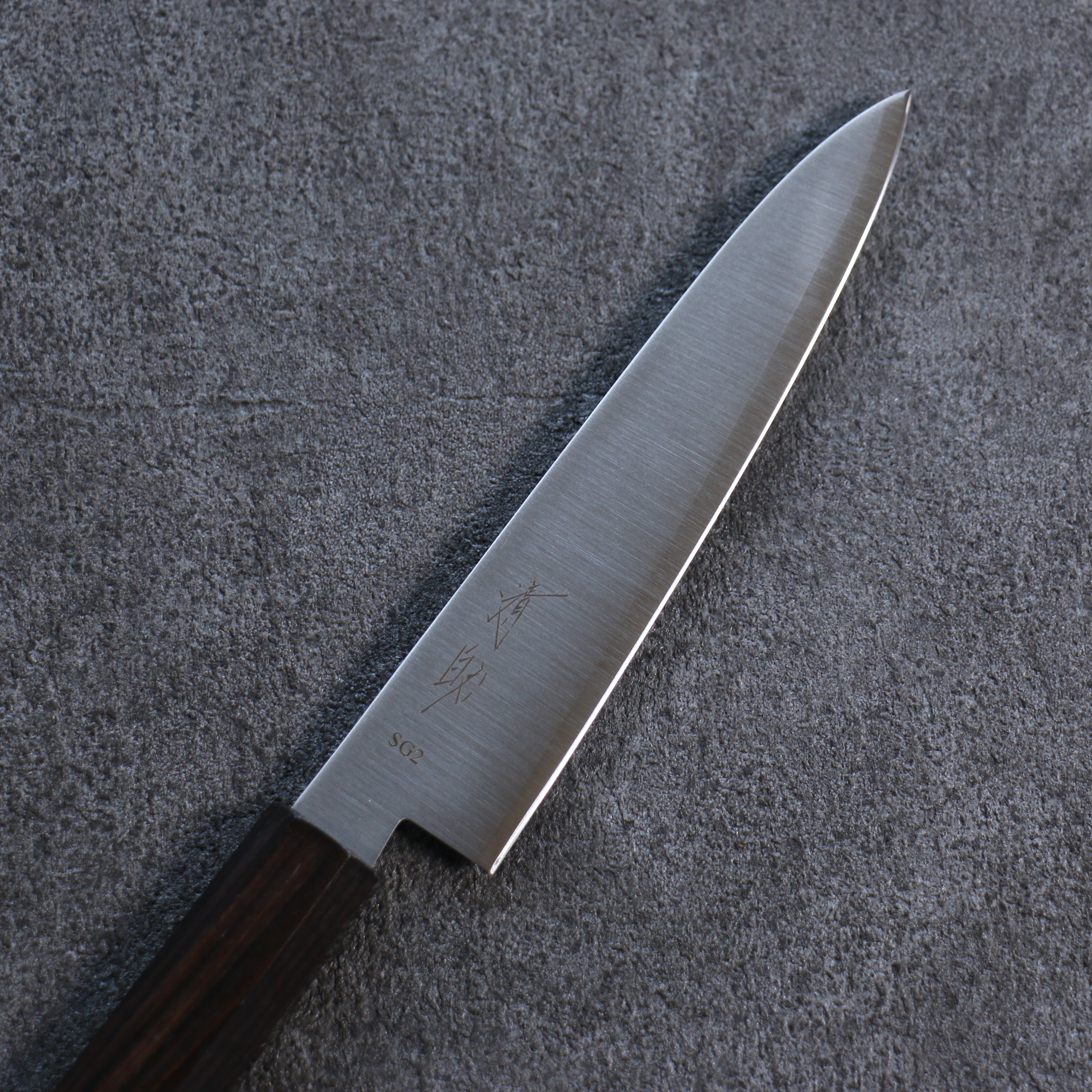 Premium Seisuke SG2 Petty Utility Knife 135mm - Japanese Stainless Steel Blade with Ebony Wood Handle - Perfect for Slicing, Peeling & Precision Kitchen Tasks