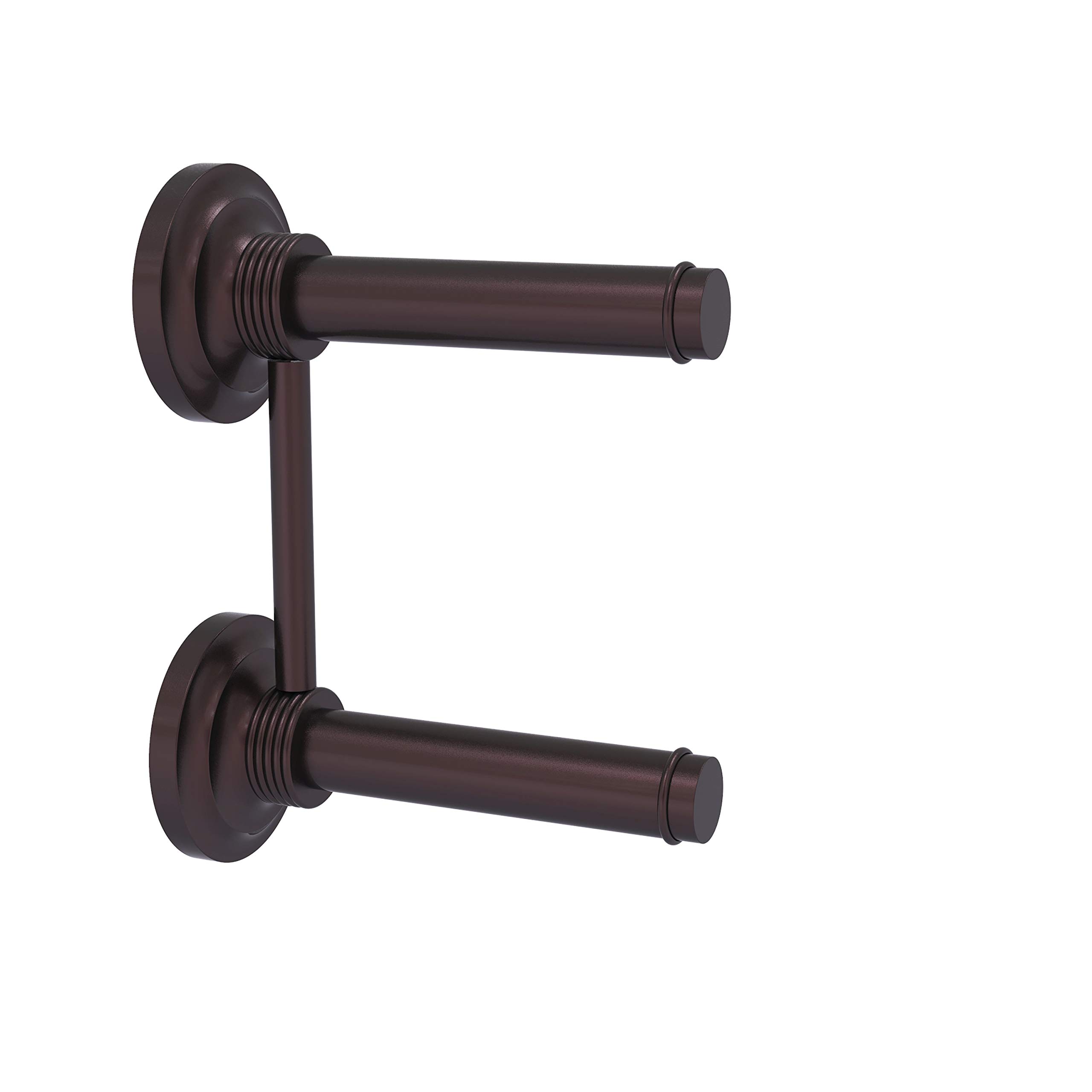 Allied Brass QN-24-RR-2 Que Collection 2 Reserve Roll Toilet Paper Holder in Antique Bronze - Vintage Style Bathroom Accessory for Home & Commercial Use
