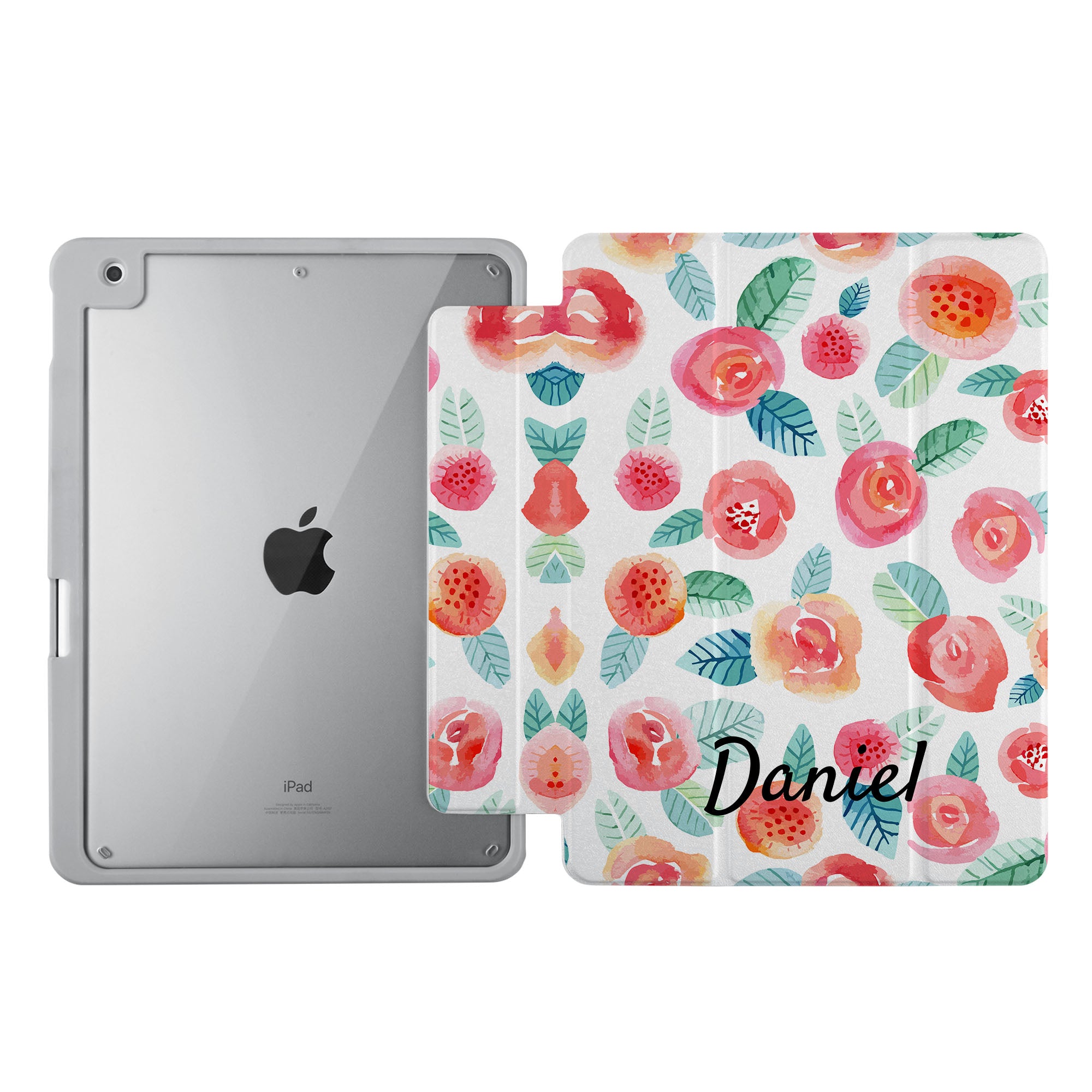 iPad 360 Elite Case - Shockproof Rotating Stand Cover with Auto Sleep/Wake for iPad 10.2/9.7 Inch (Rose Gold) | Perfect for Work, Study & Entertainment