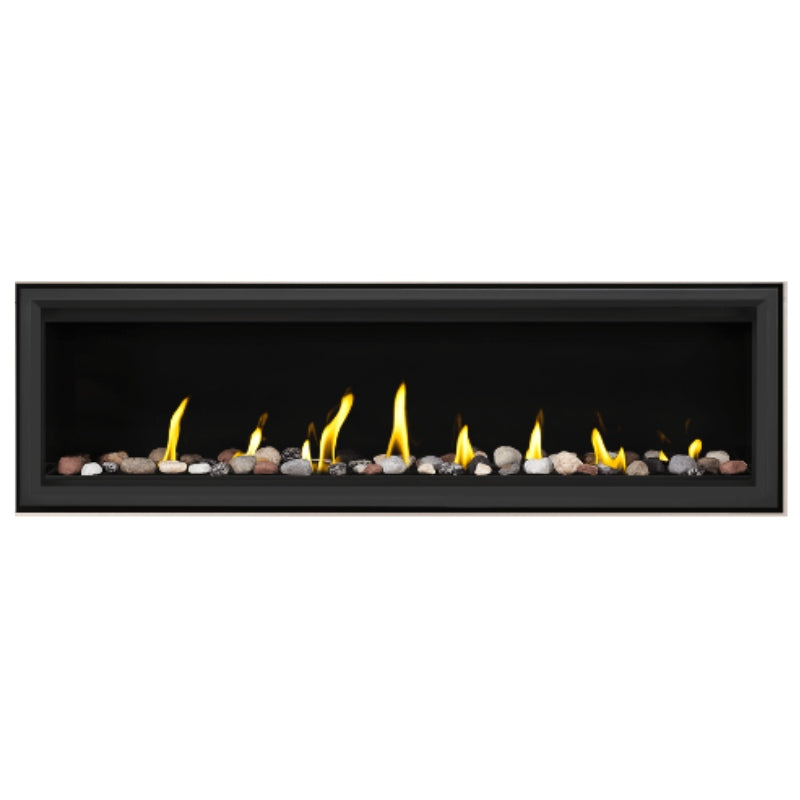 Napoleon Vector 62 Linear Direct Vent Gas Fireplace - LV62N | Modern Home Heating Solution for Living Rooms & Patios