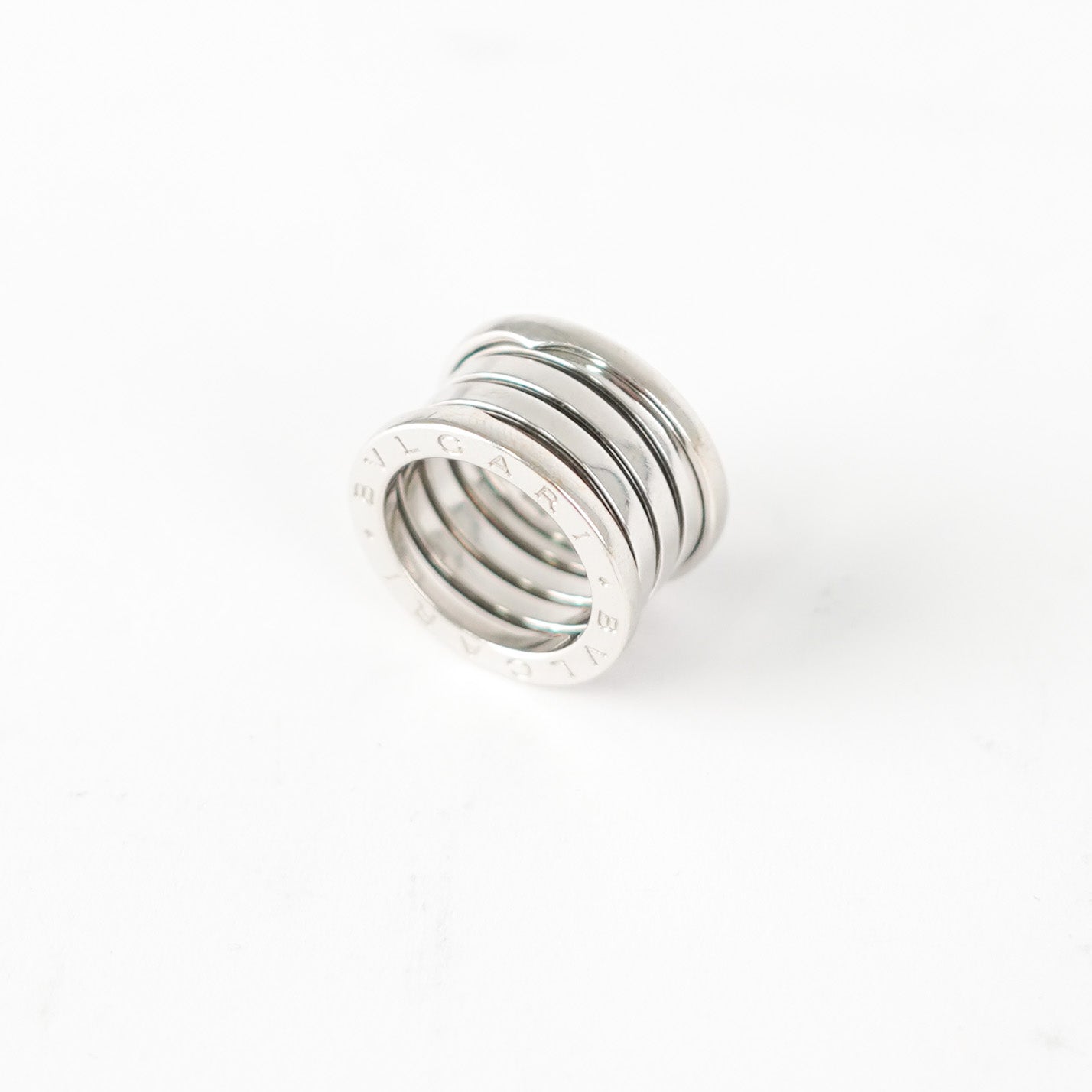 Bvlgari B.Zero1 18K White Gold Ring - Size 48 - Luxury Italian Jewelry for Women, Perfect for Weddings, Anniversaries & Special Occasions