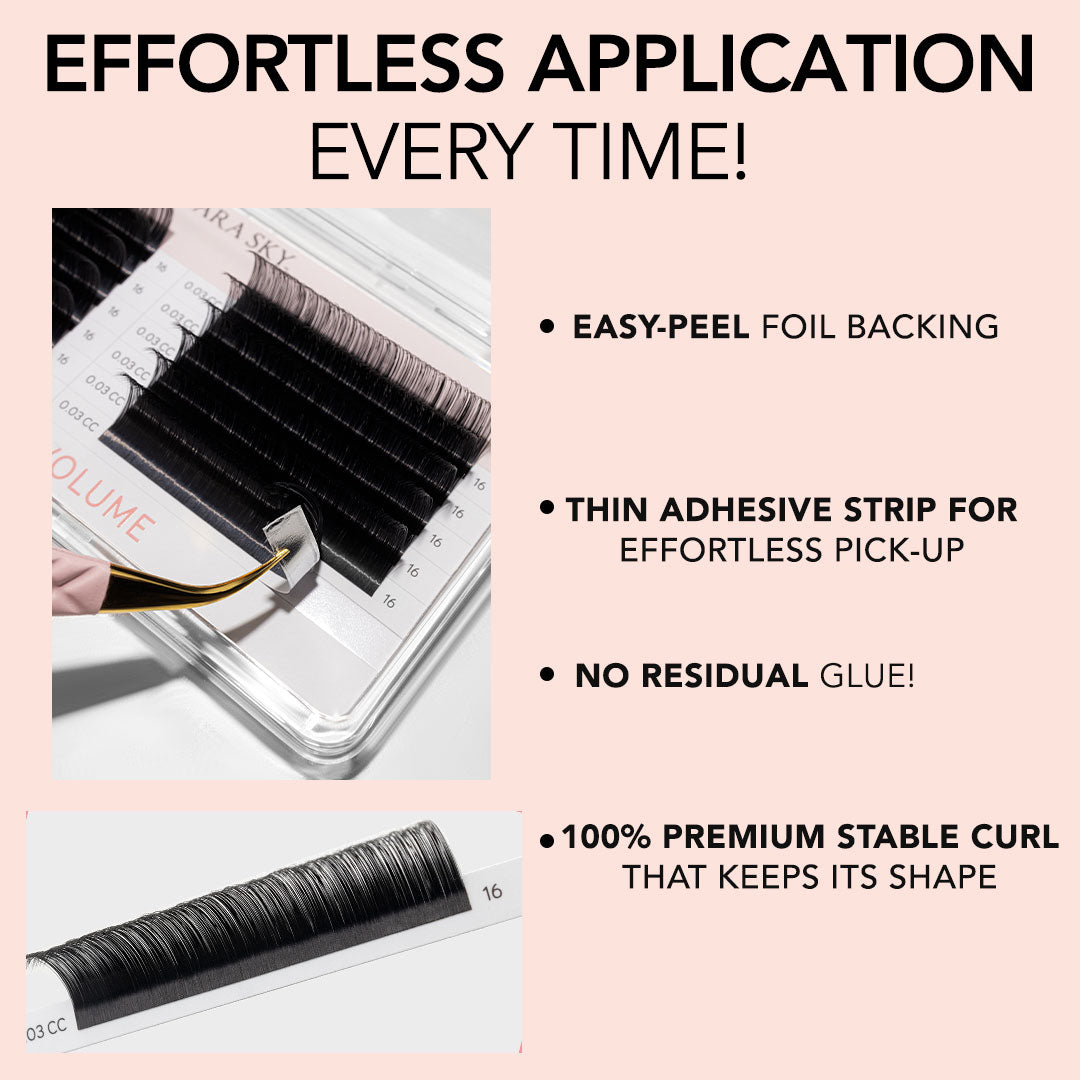 Premium 100% Cashmere False Eyelashes - Natural & Fluffy Volume Lashes for Dramatic Eye Look - Perfect for Parties, Weddings, and Special Occasions